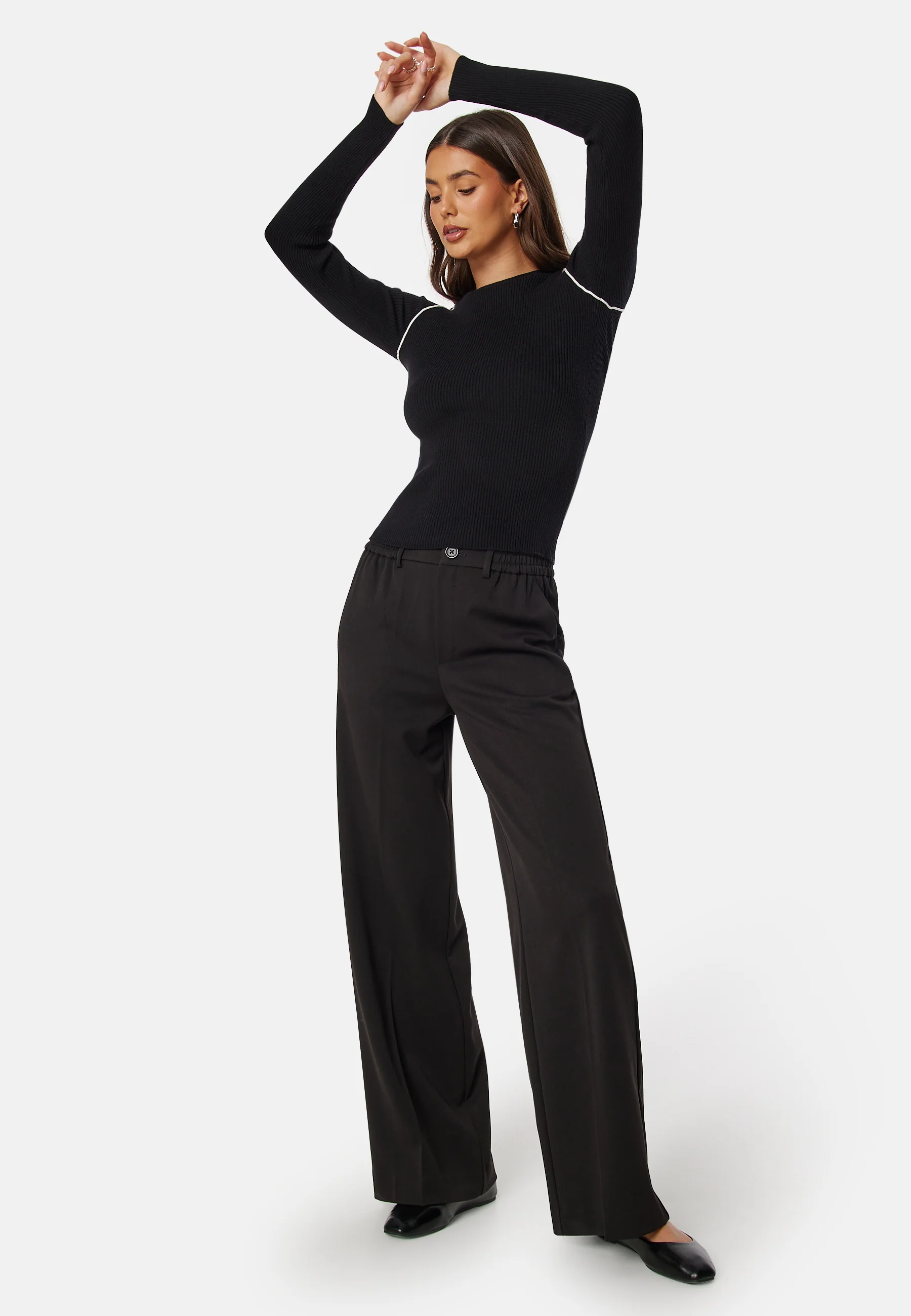 Pcfalka LS Slim Piping Knit - Image 3