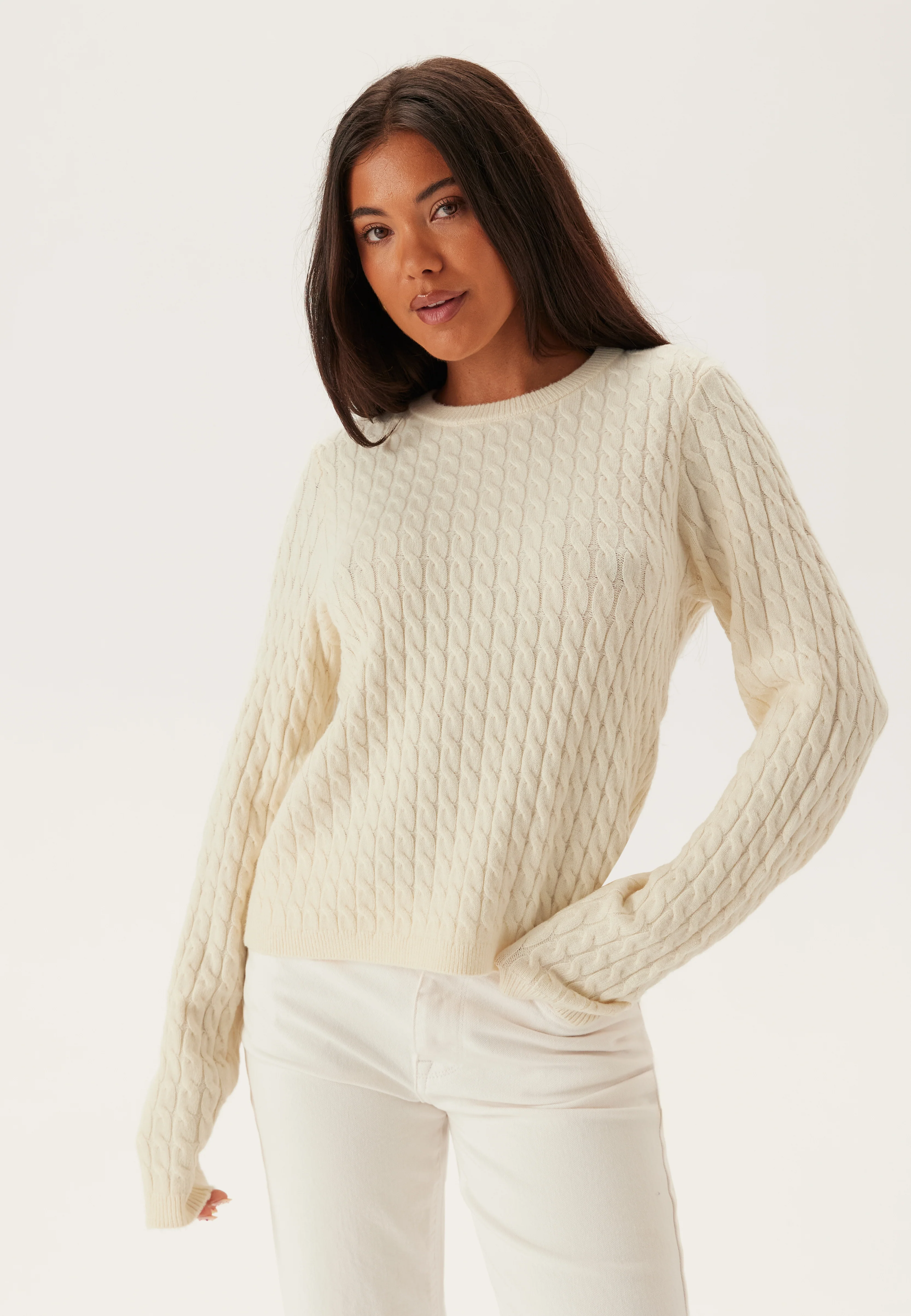 Pcfia Ls Cable Knit - Image 3