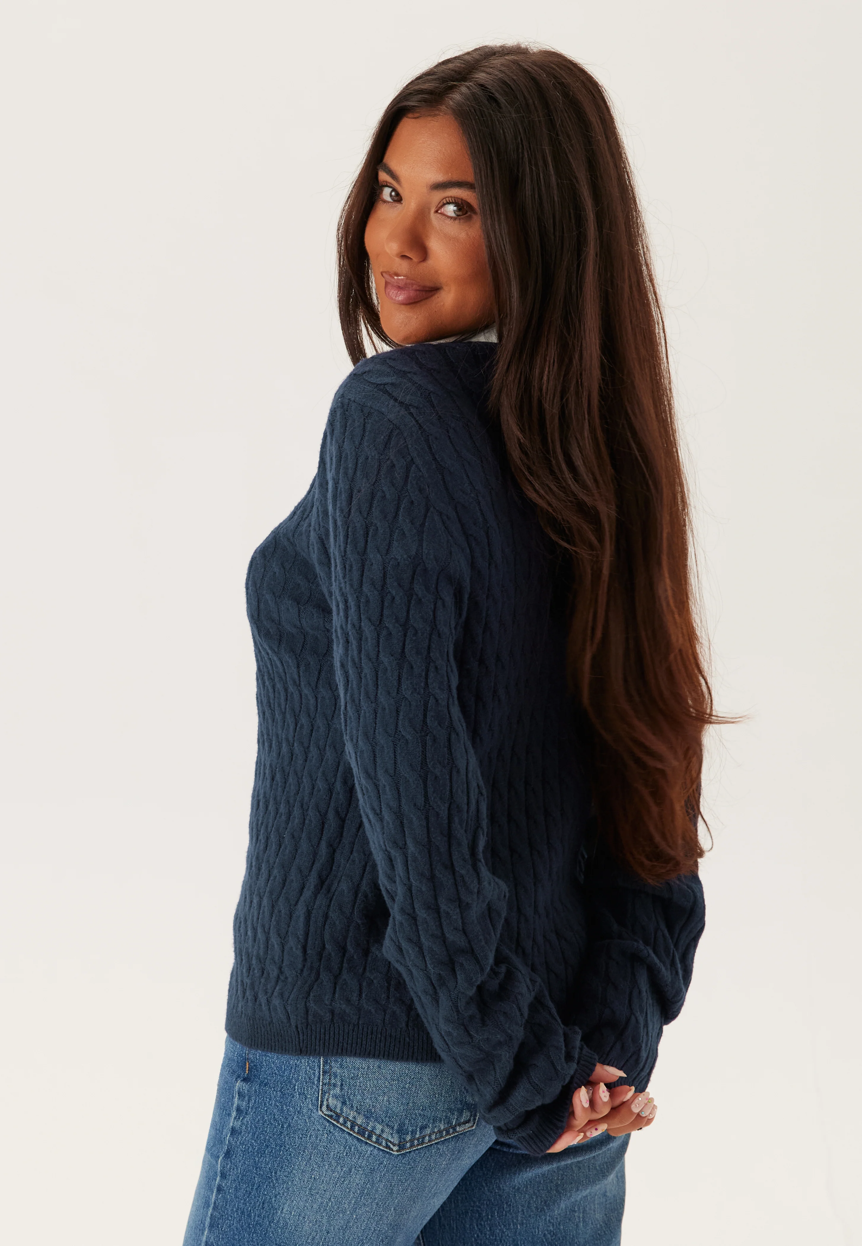 Pcfia Ls Cable Knit - Image 3