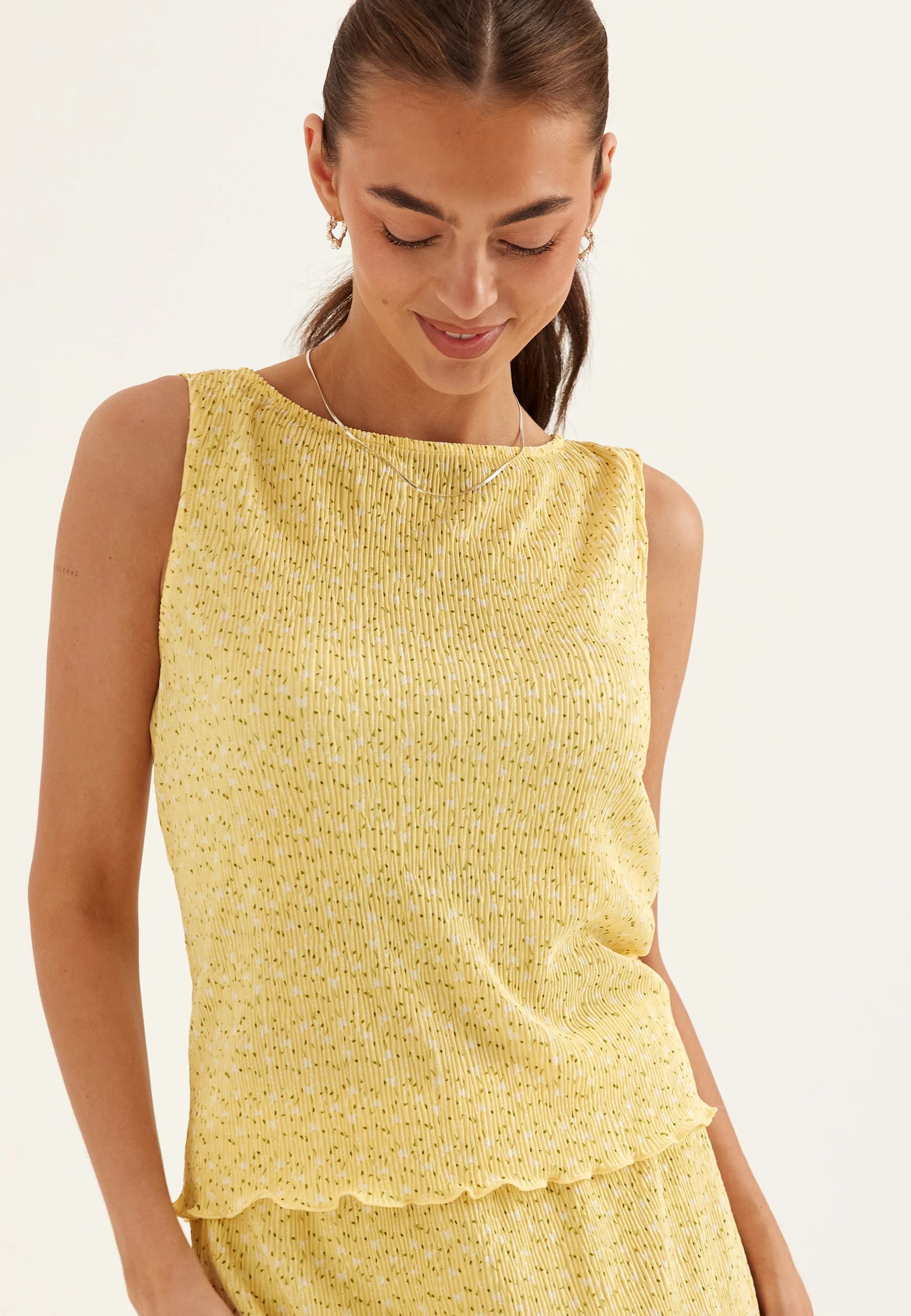 Pcflora Sl Tank Top Jrs - Image 4