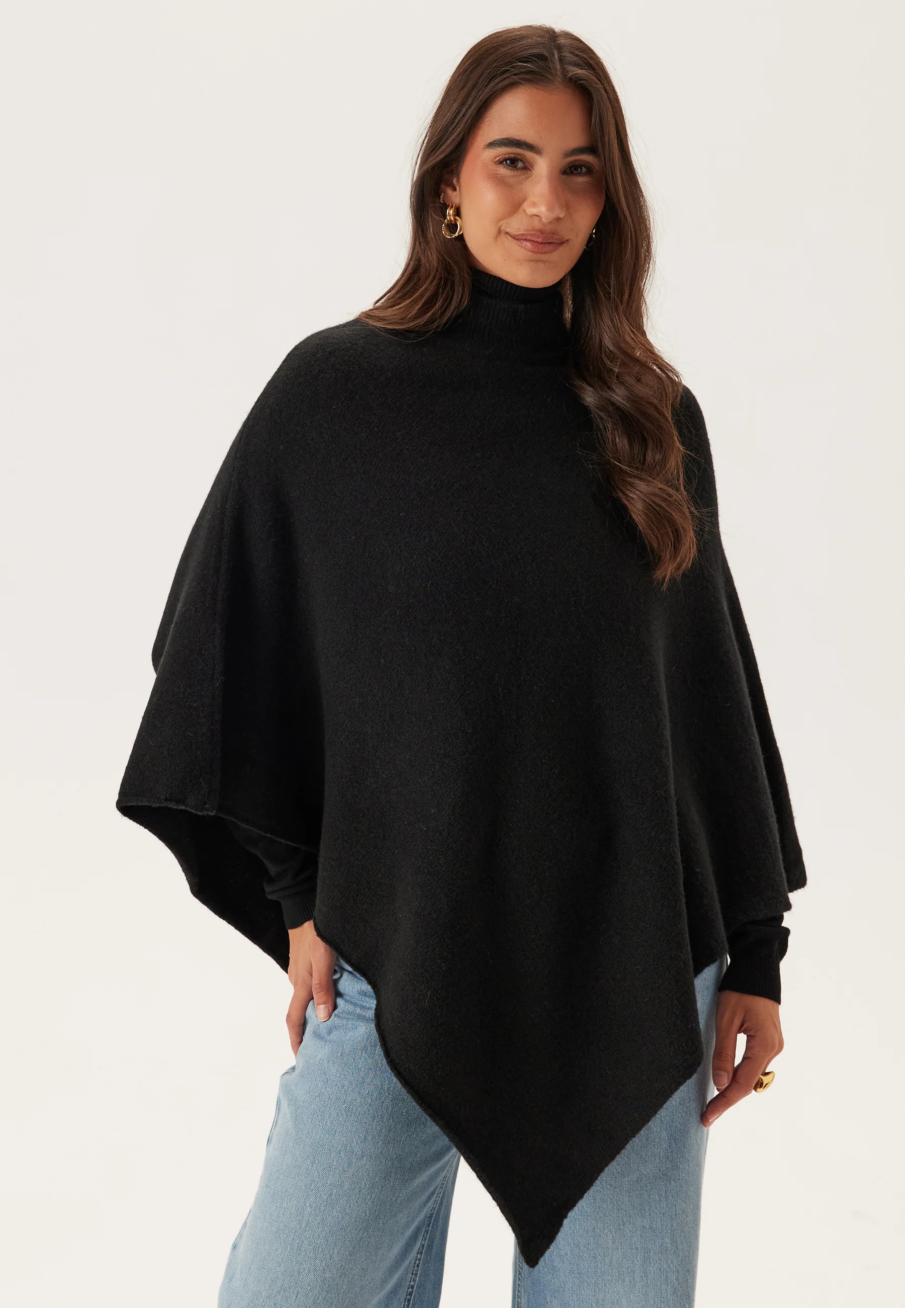 Pcfortuna High Neck Poncho - Image 2