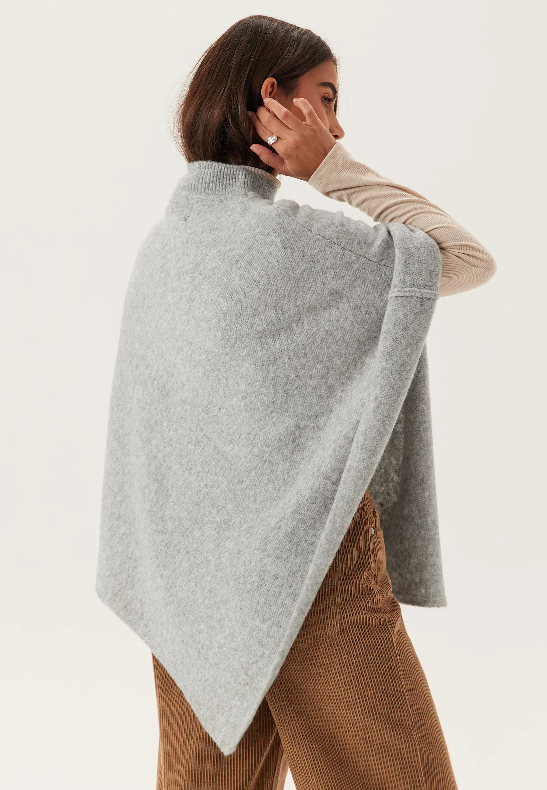 Pcfortuna High Neck Poncho - Image 2