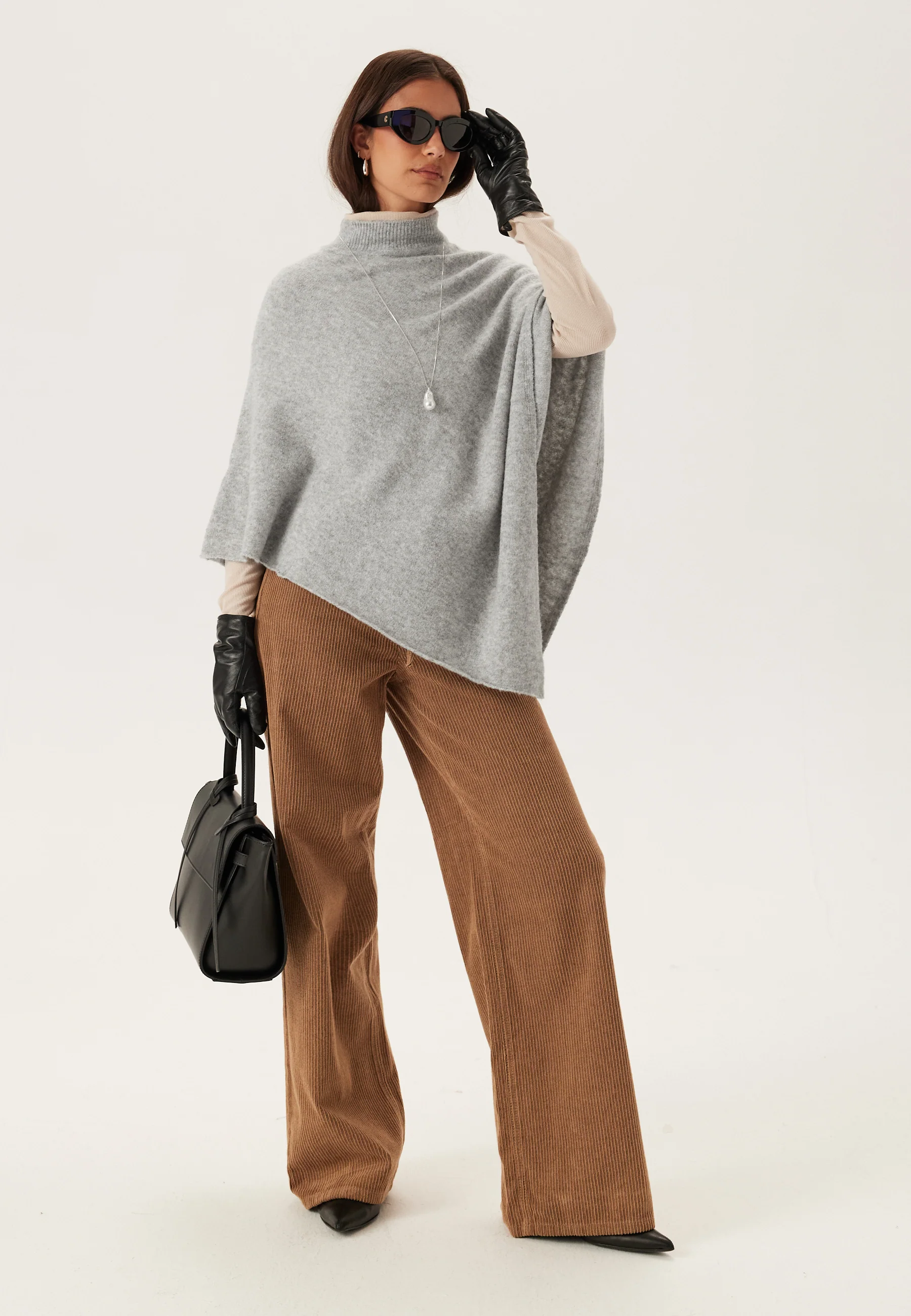 Pcfortuna High Neck Poncho - Image 4