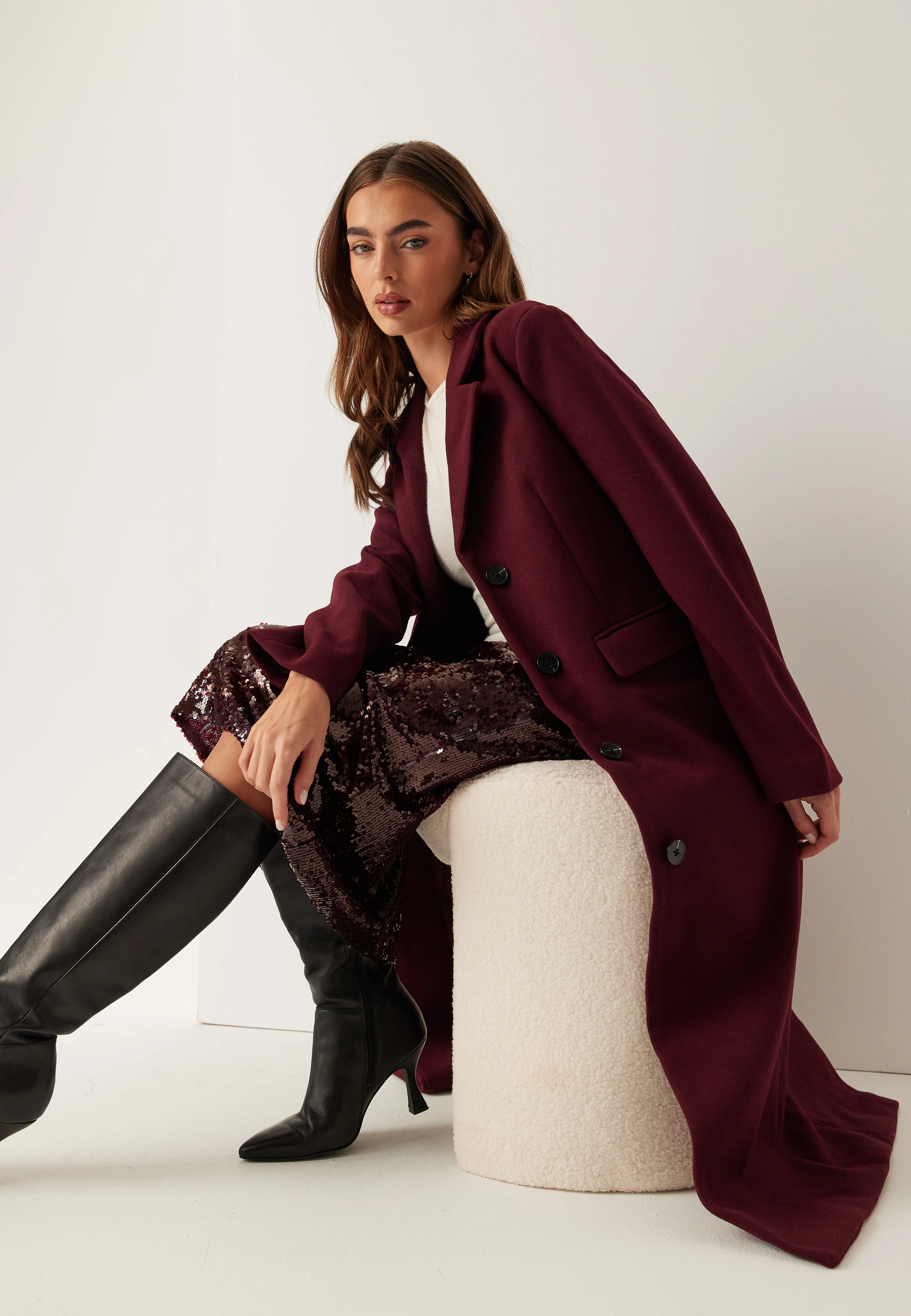 Pcjadine Long Coat - Image 2