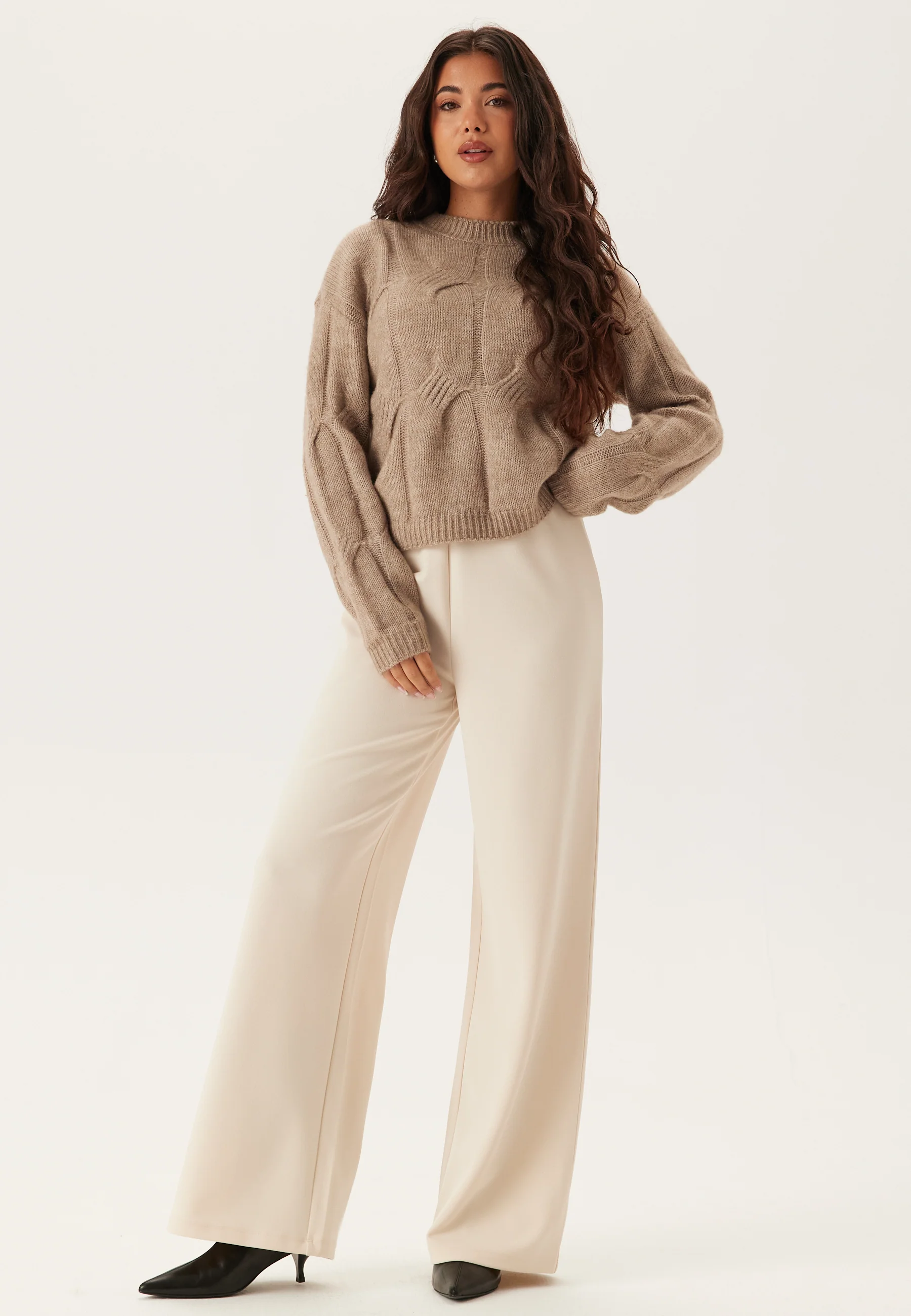 Pcjenna Ls O-neck Cable Knit - Image 4