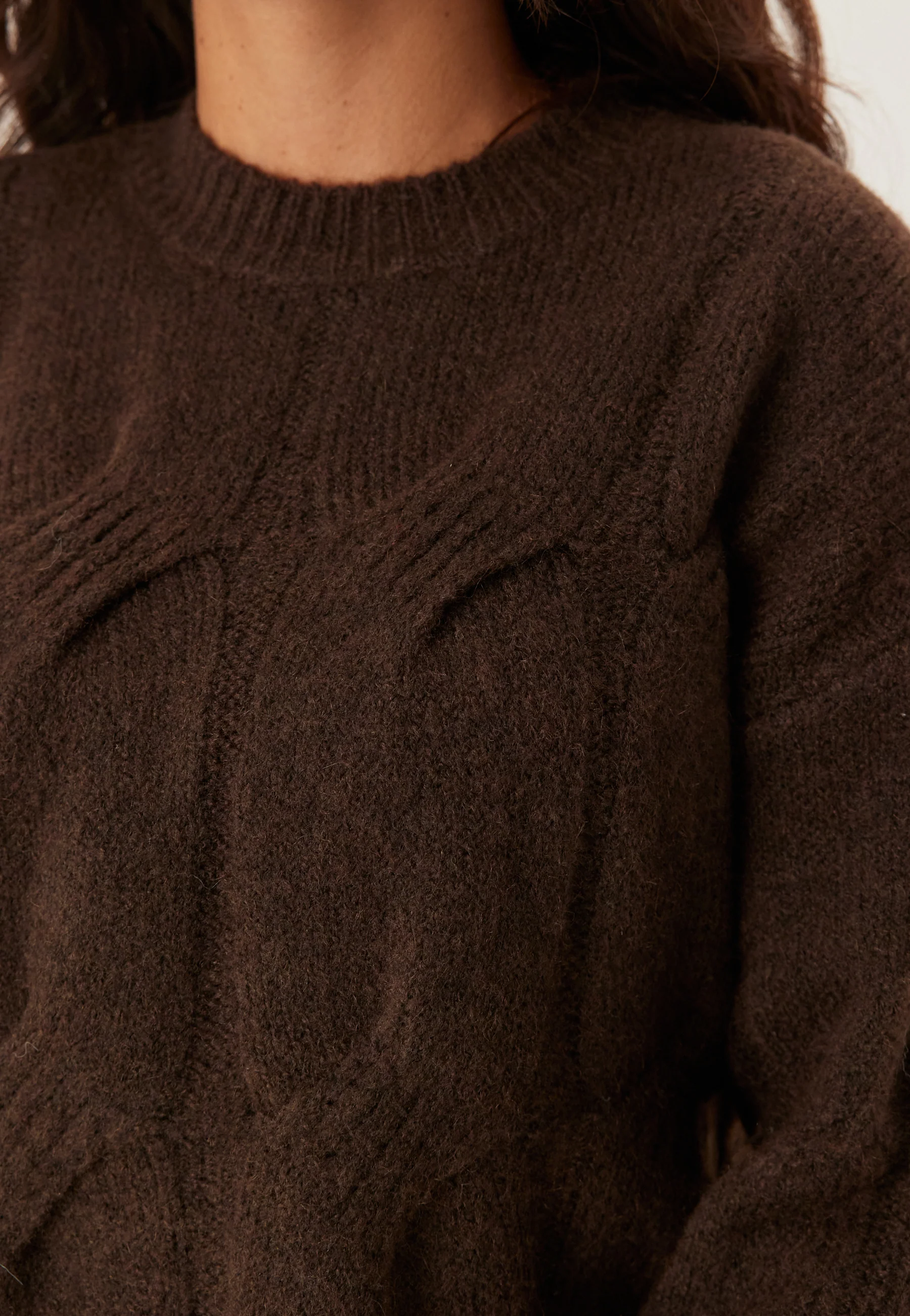 Pcjenna Ls O-neck Cable Knit - Image 5