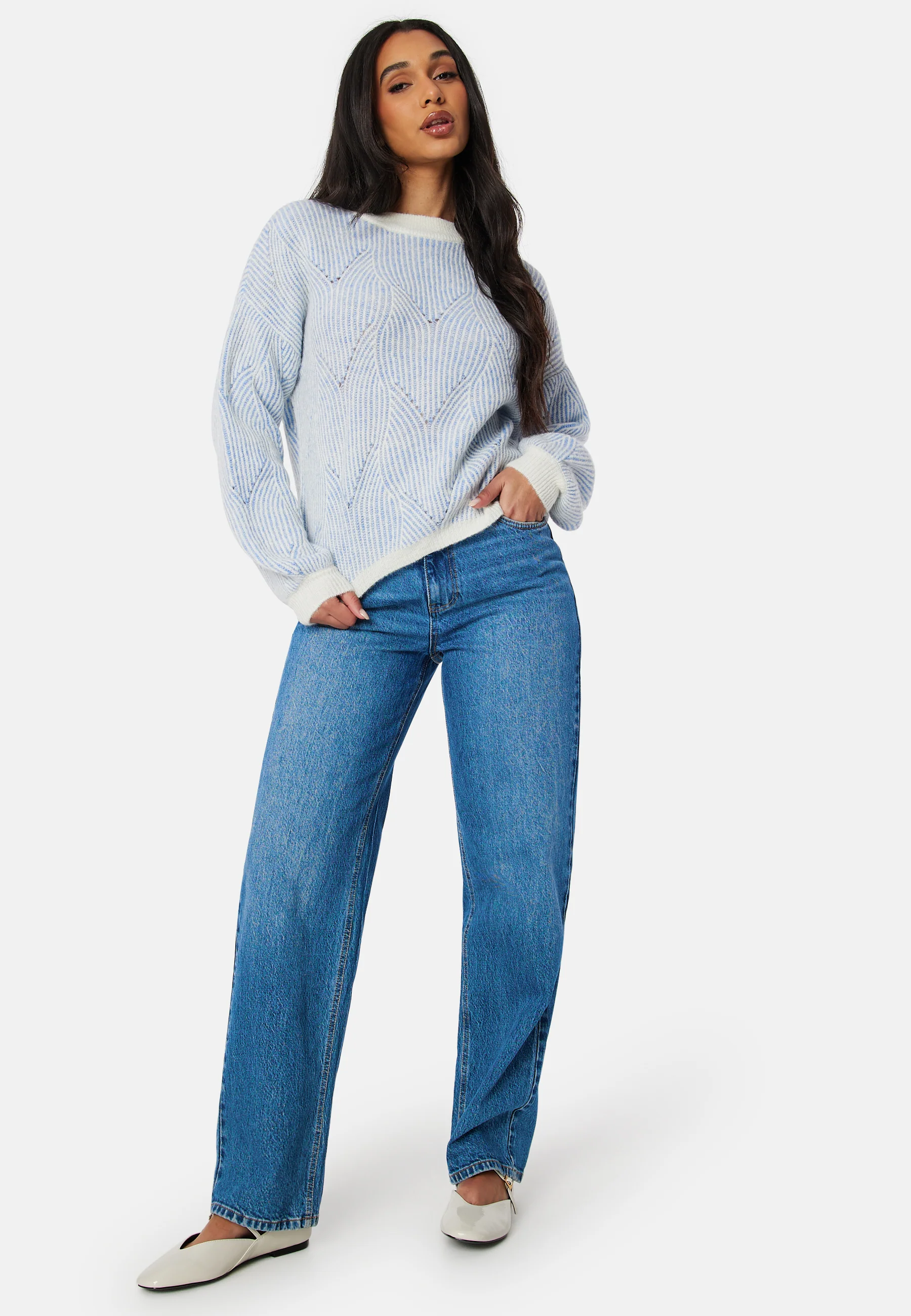 Pcjenna LS O-neck knit - Image 3
