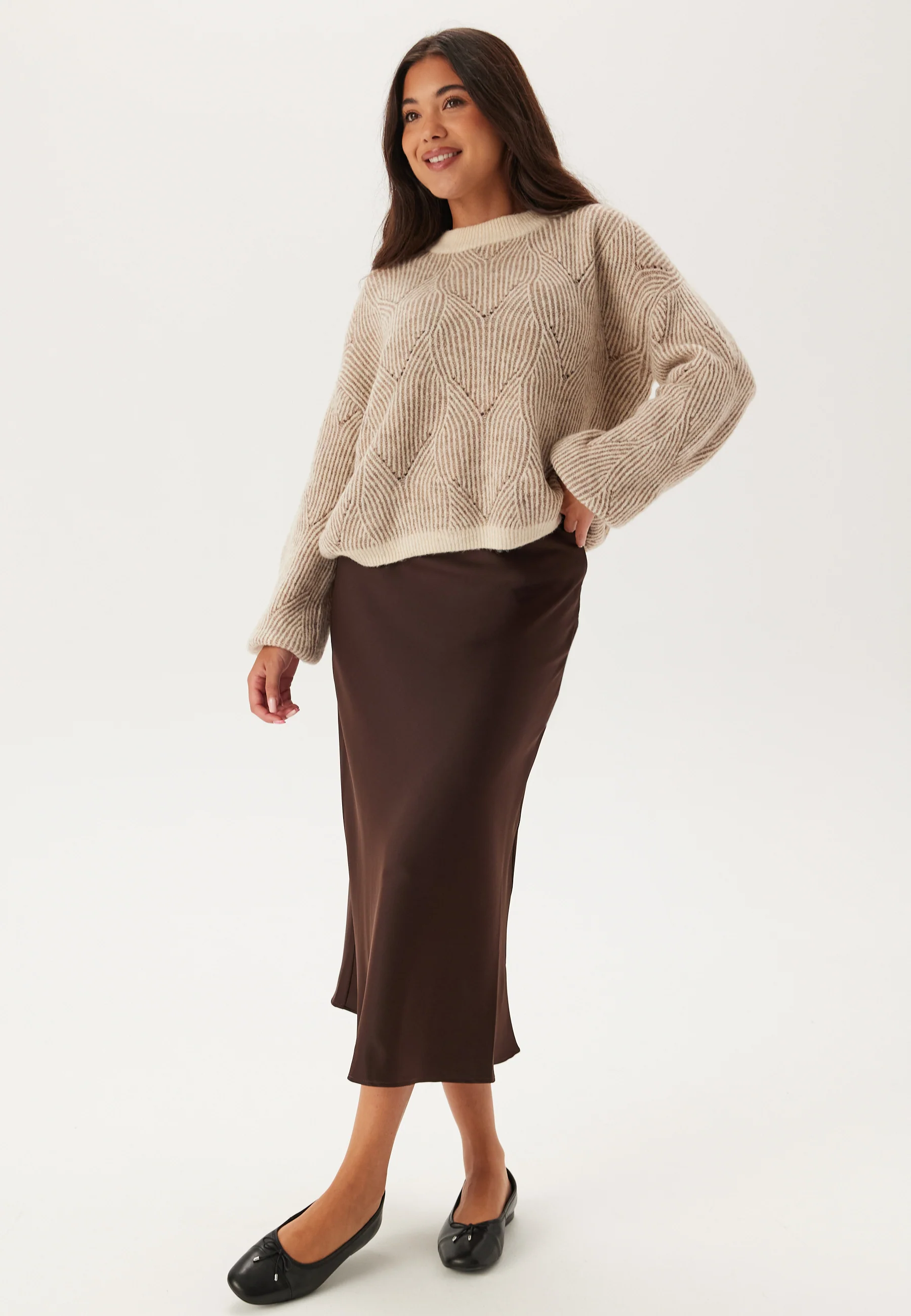 Pcjenna LS O-neck knit - Image 3