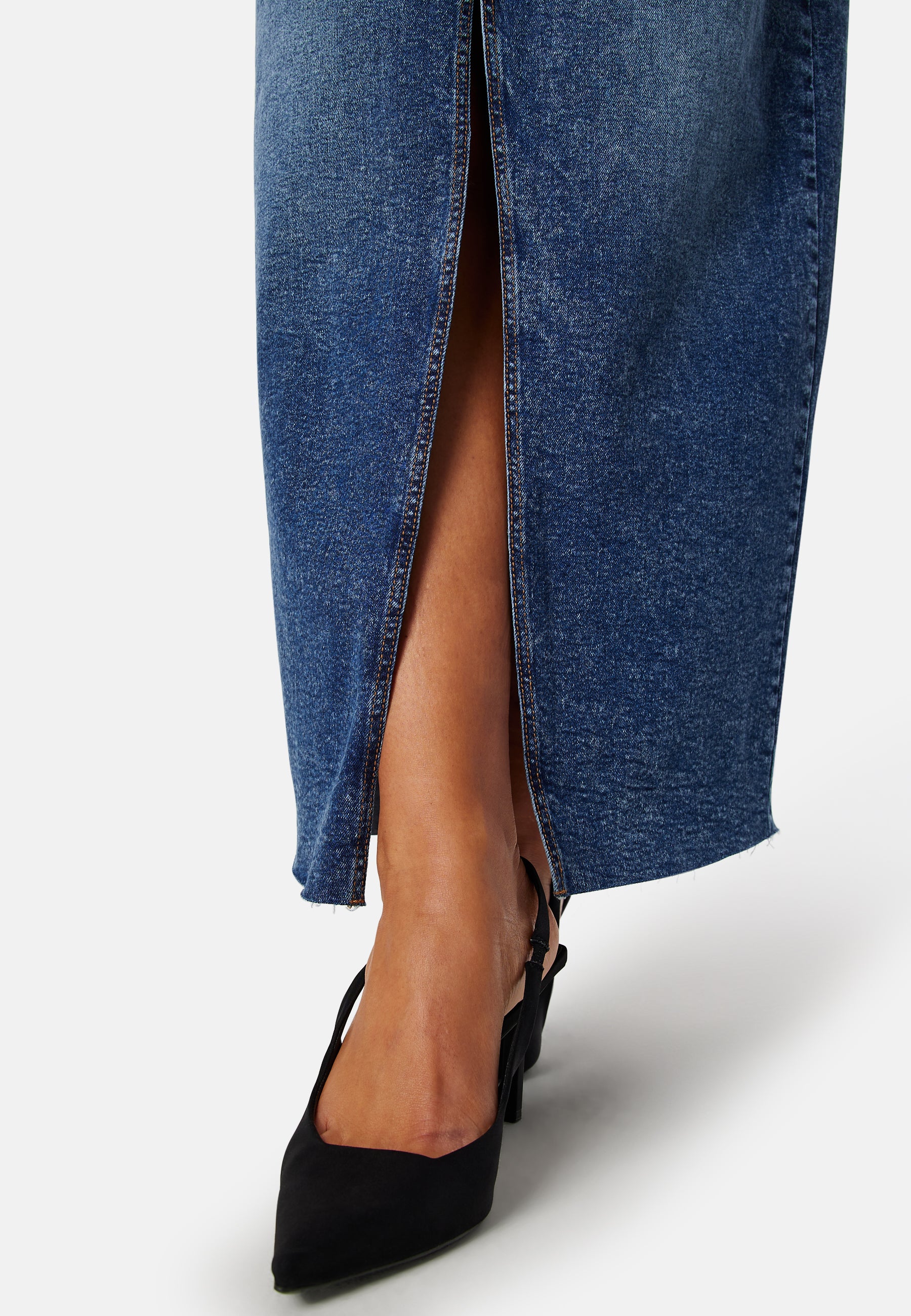 Pcjessie high waist ankle denim skirt - Image 4