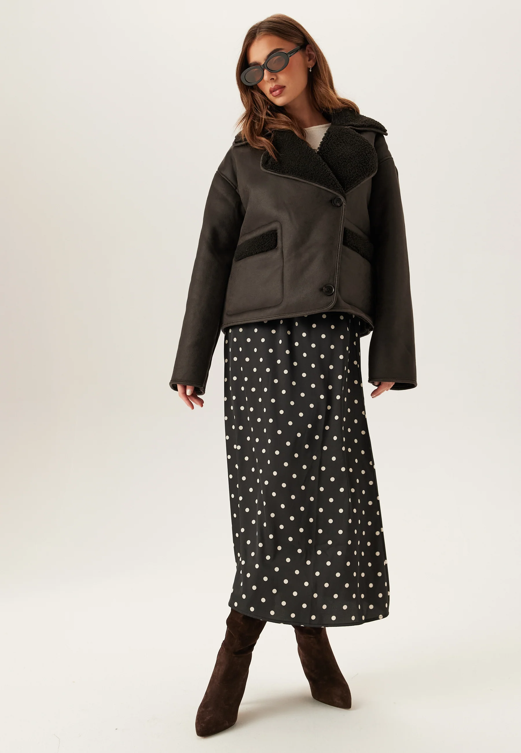 Pcjuno Coated Teddy Jacket - Image 2