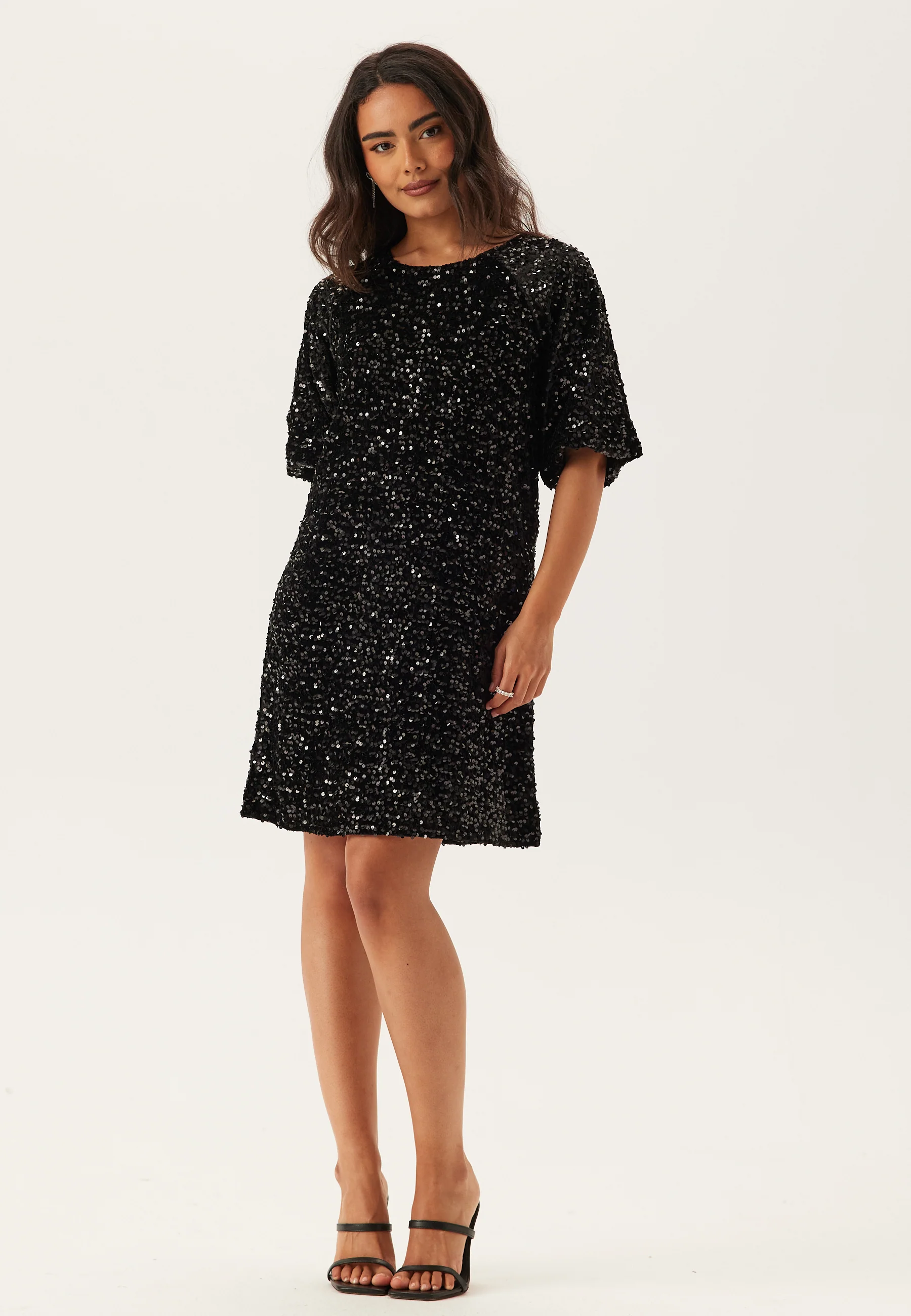 Pckam Ss Puff Sleeves Dress - Image 3