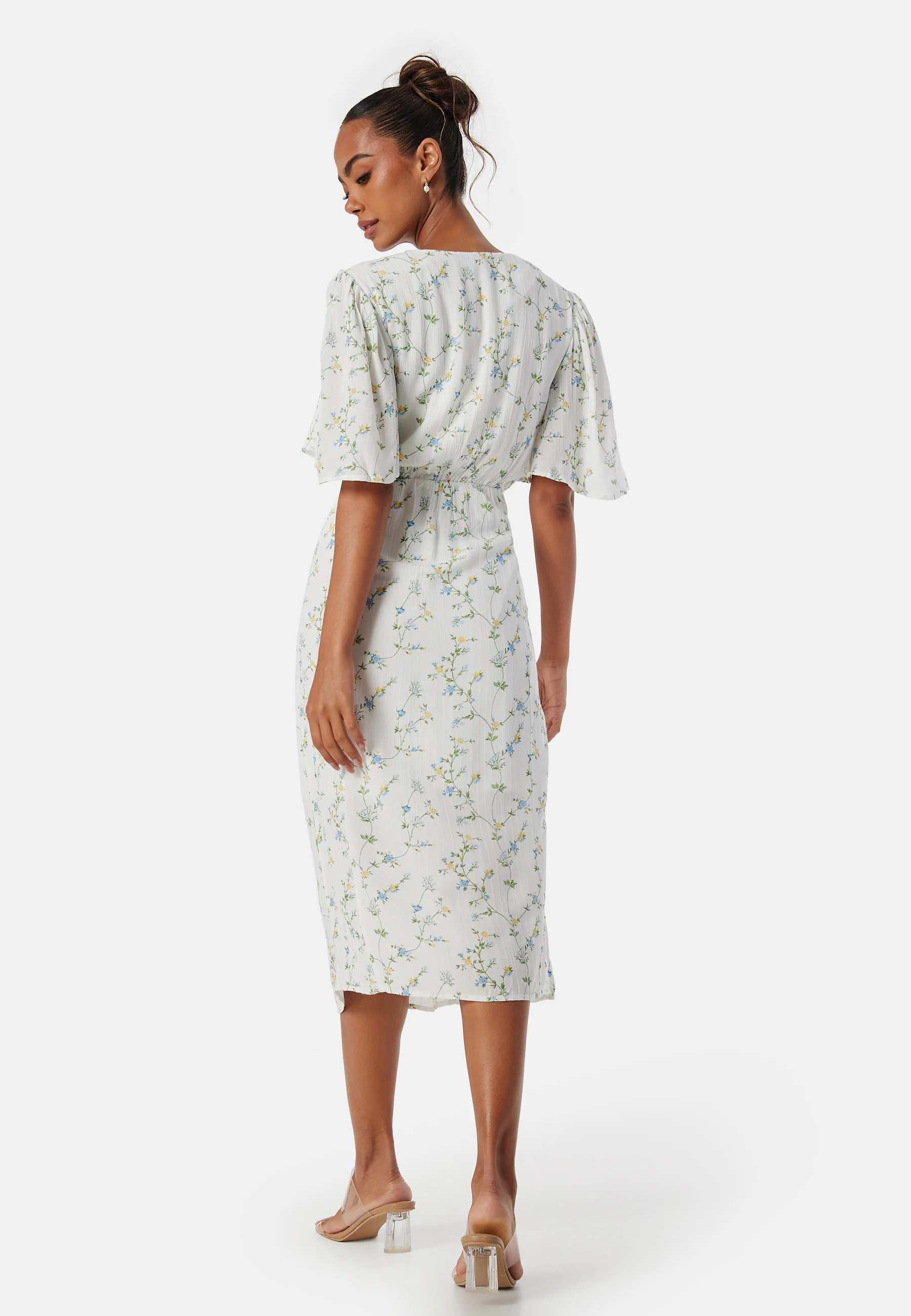 Pckary SS V-Neck midi dress - Image 2