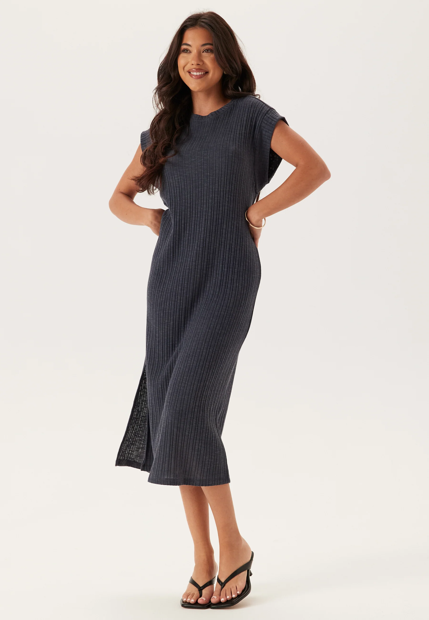 Pclena Ss Midi Dress - Image 2