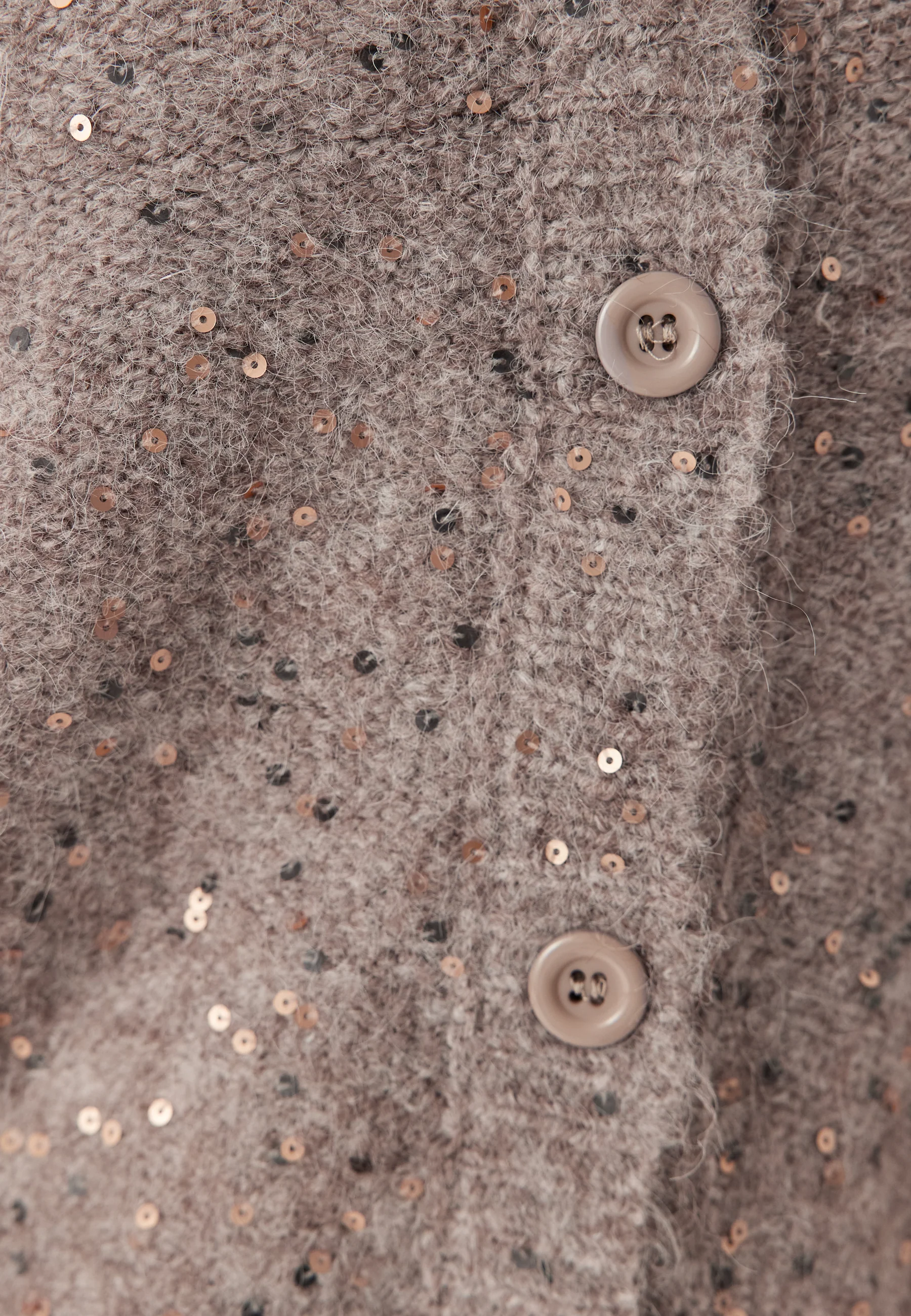 Pcmesva Ls Boxy Sequin Knit Cardigan - Image 5