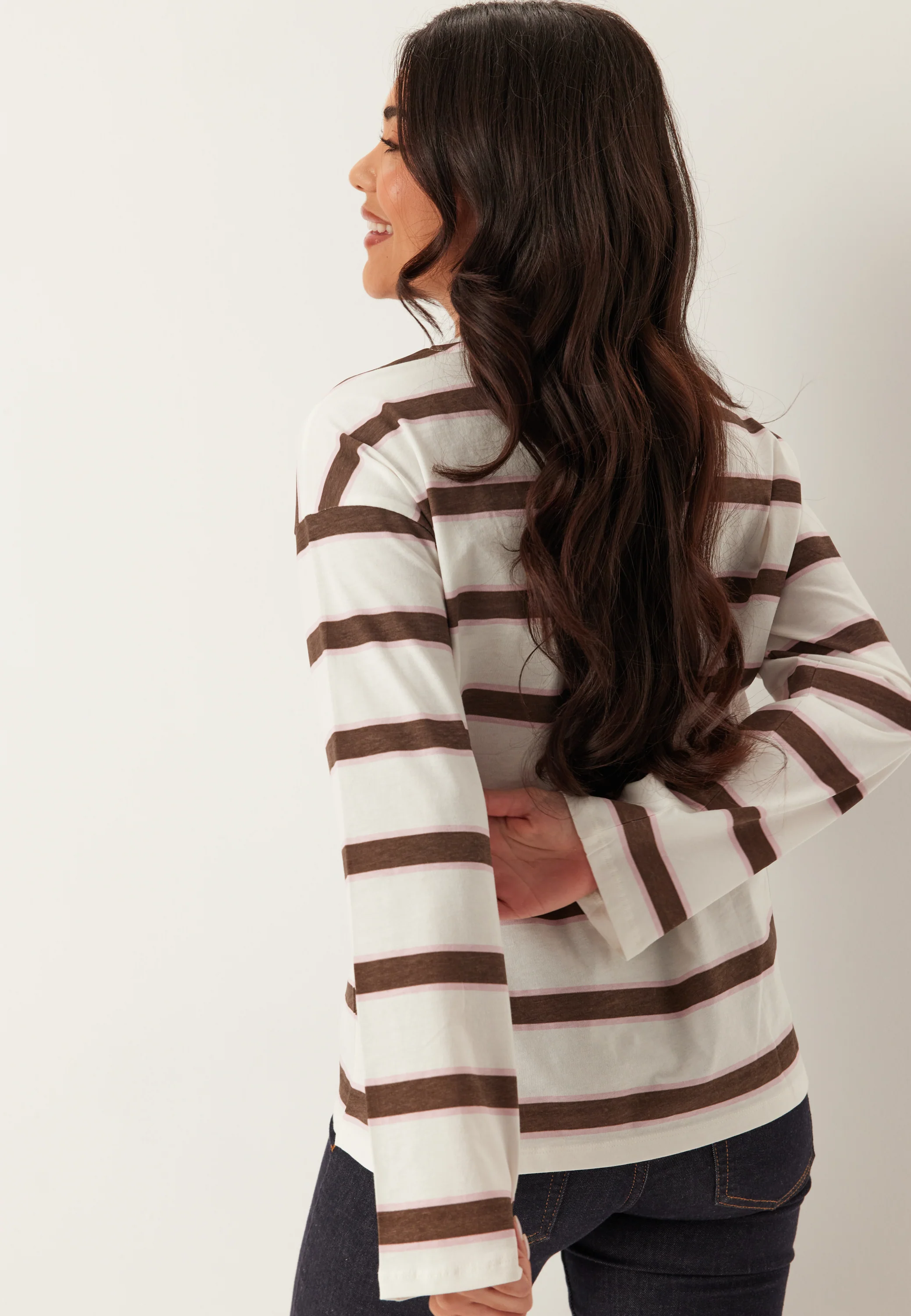 Pcmila Ls Loose Tee Jrs - Image 2