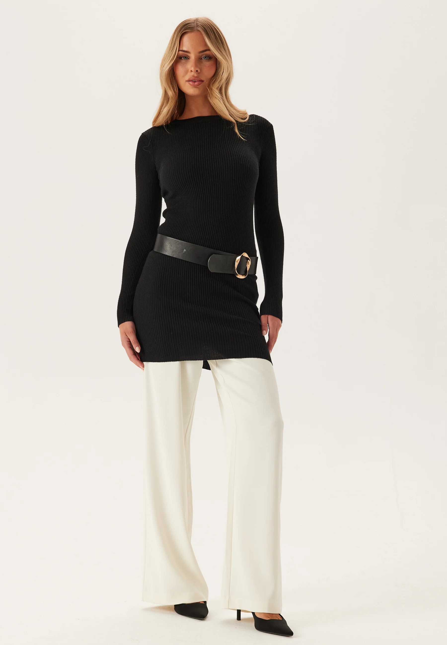 Pcmira New Ls O-neck Knit Dress - Image 3