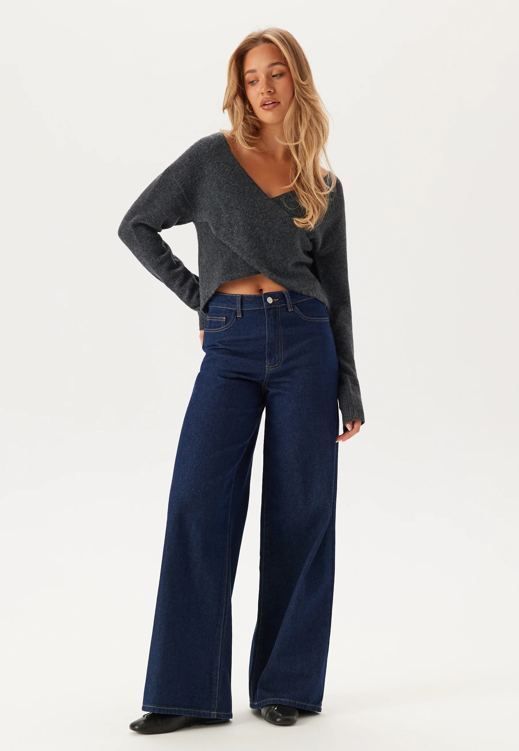 Pcnanu Ls Rev Drape Knit Bc - Image 3
