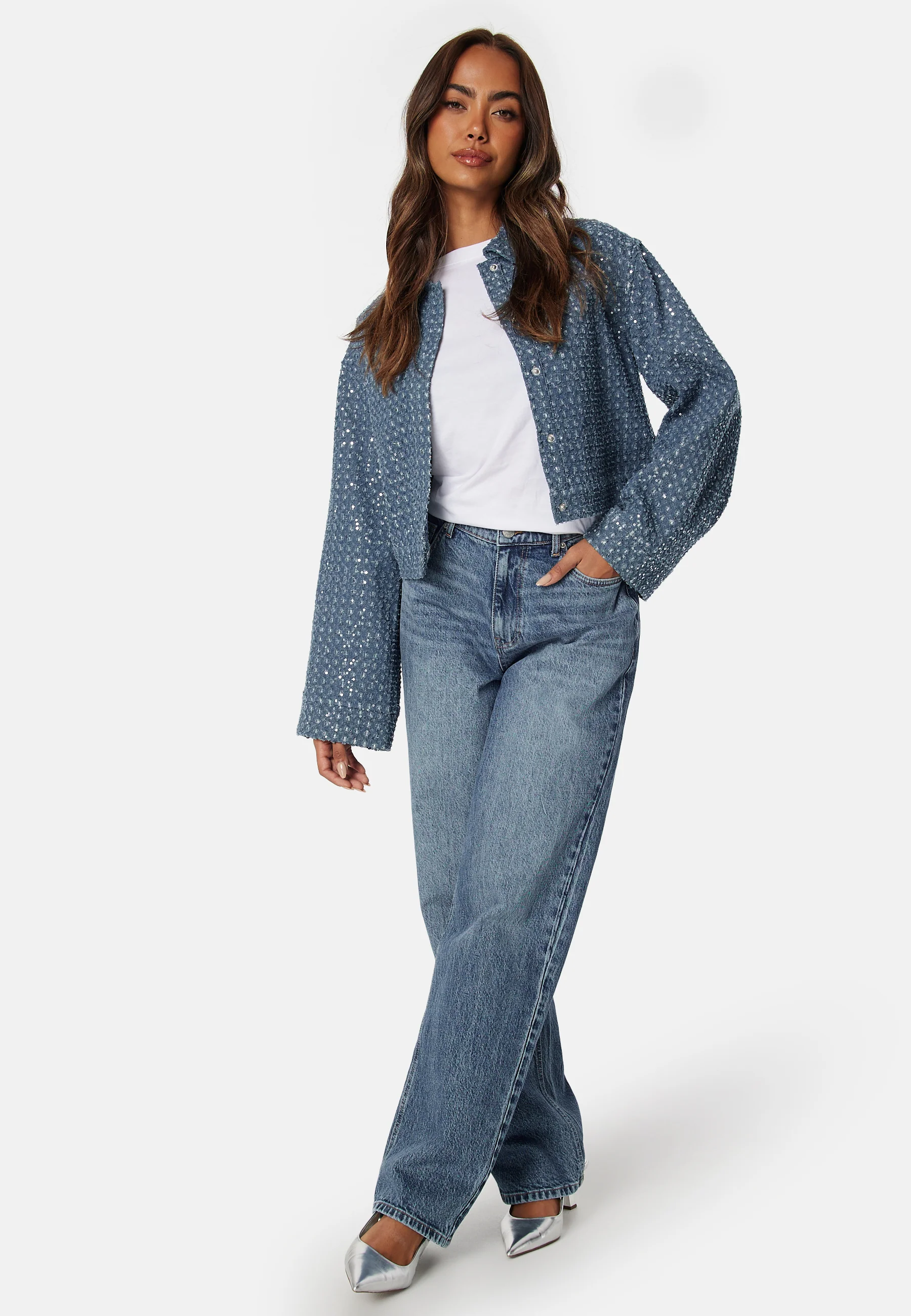 Pcnaomi LS denim jacket - Image 4