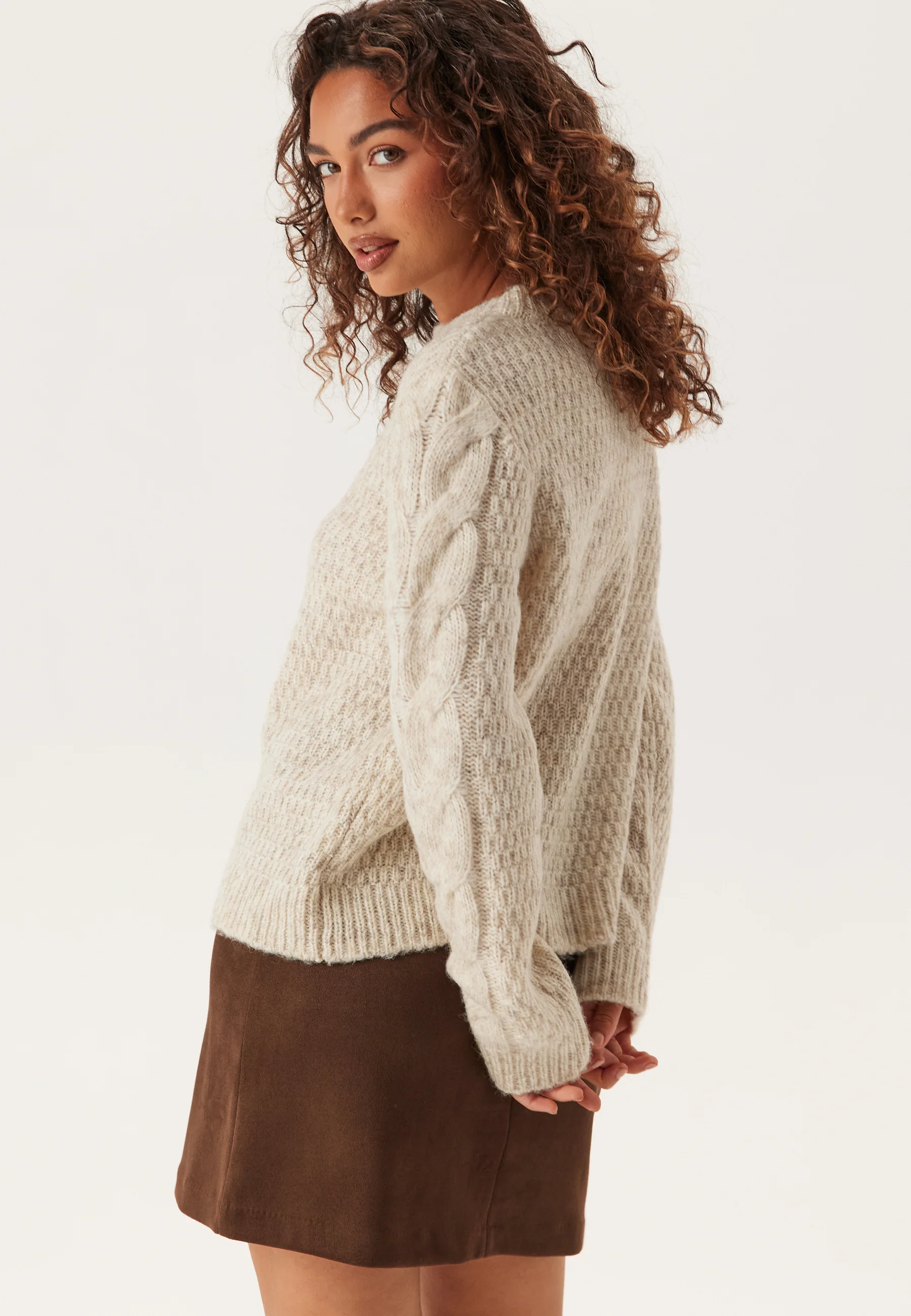 Pcnina Ls O-neck Knit - Image 2