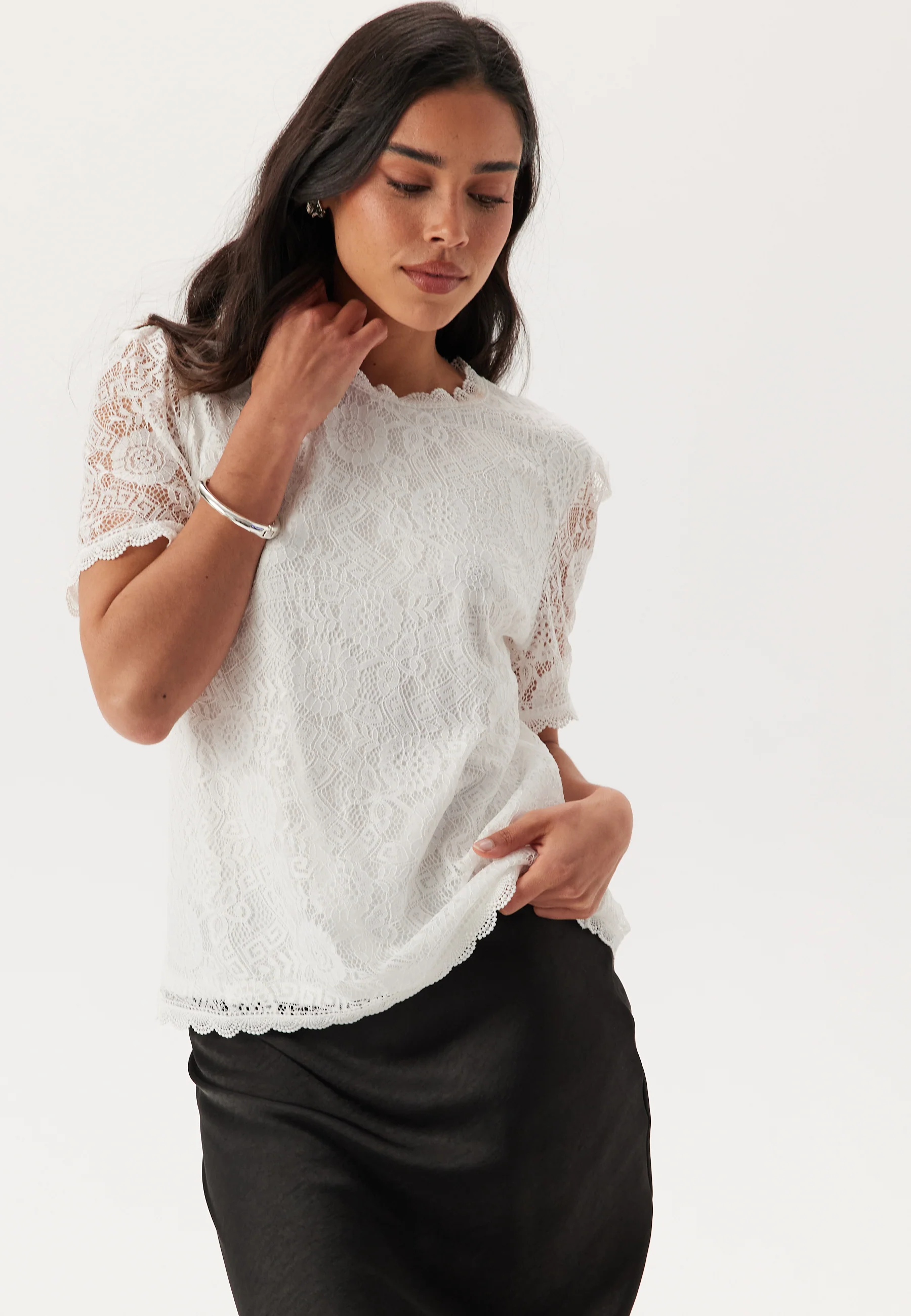 Pcolline Ss Lace Top - Image 2