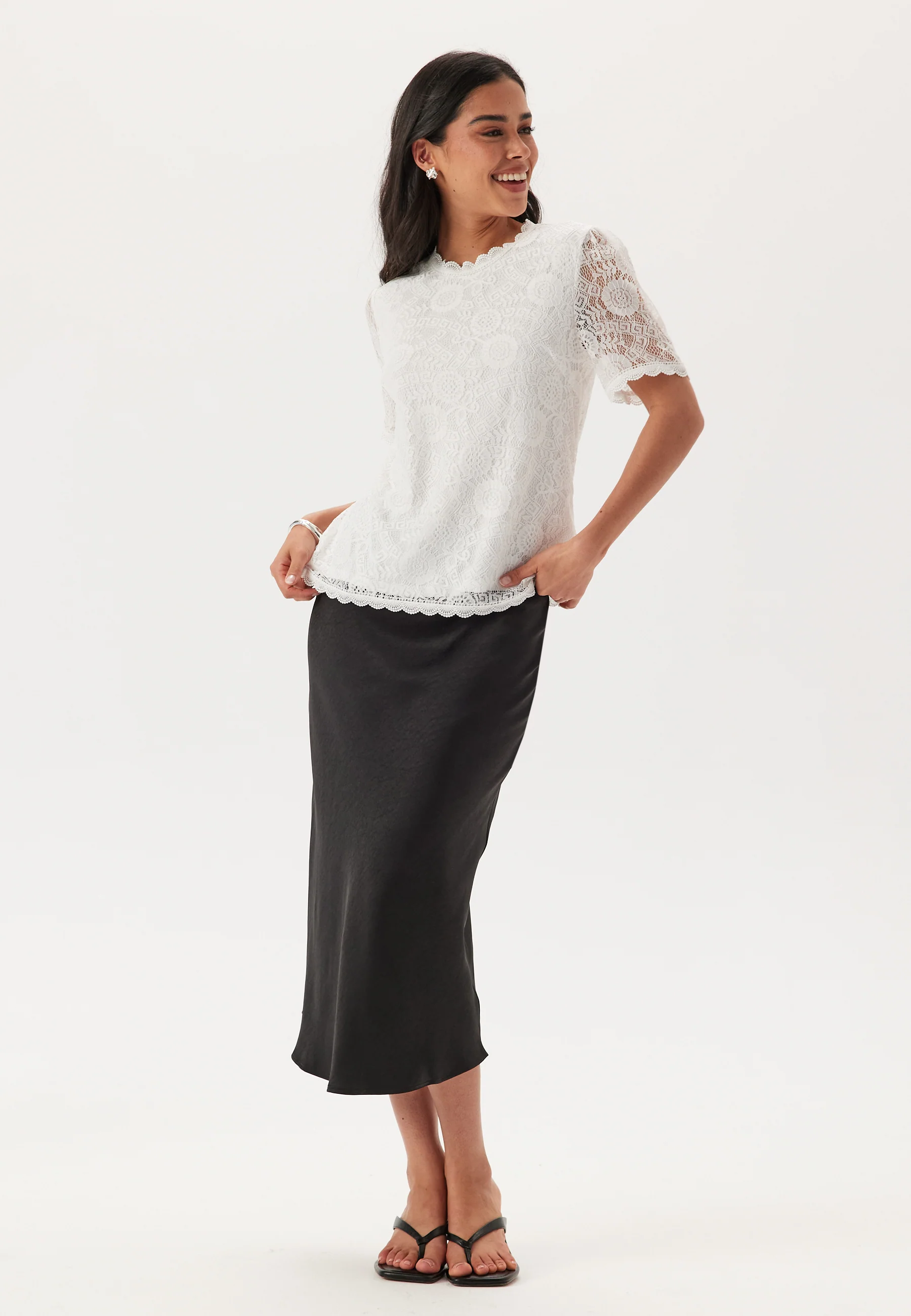 Pcolline Ss Lace Top - Image 4