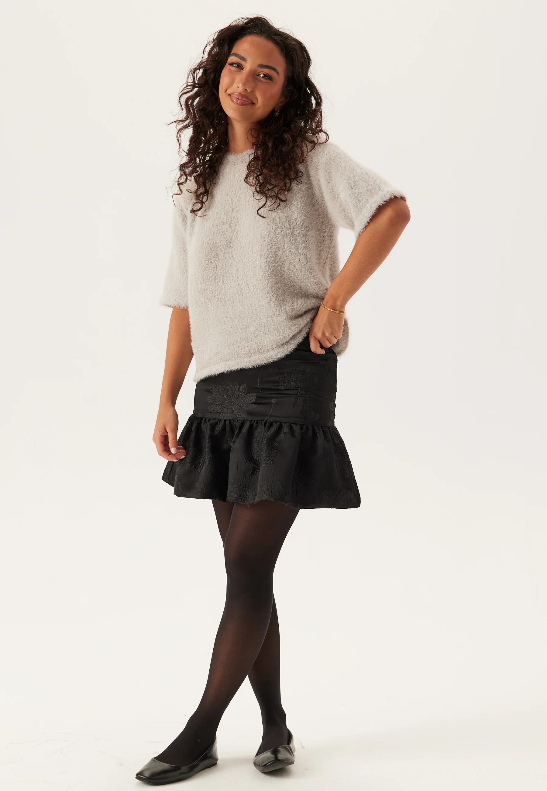 Pcovy Ss O-neck Knit - Image 3
