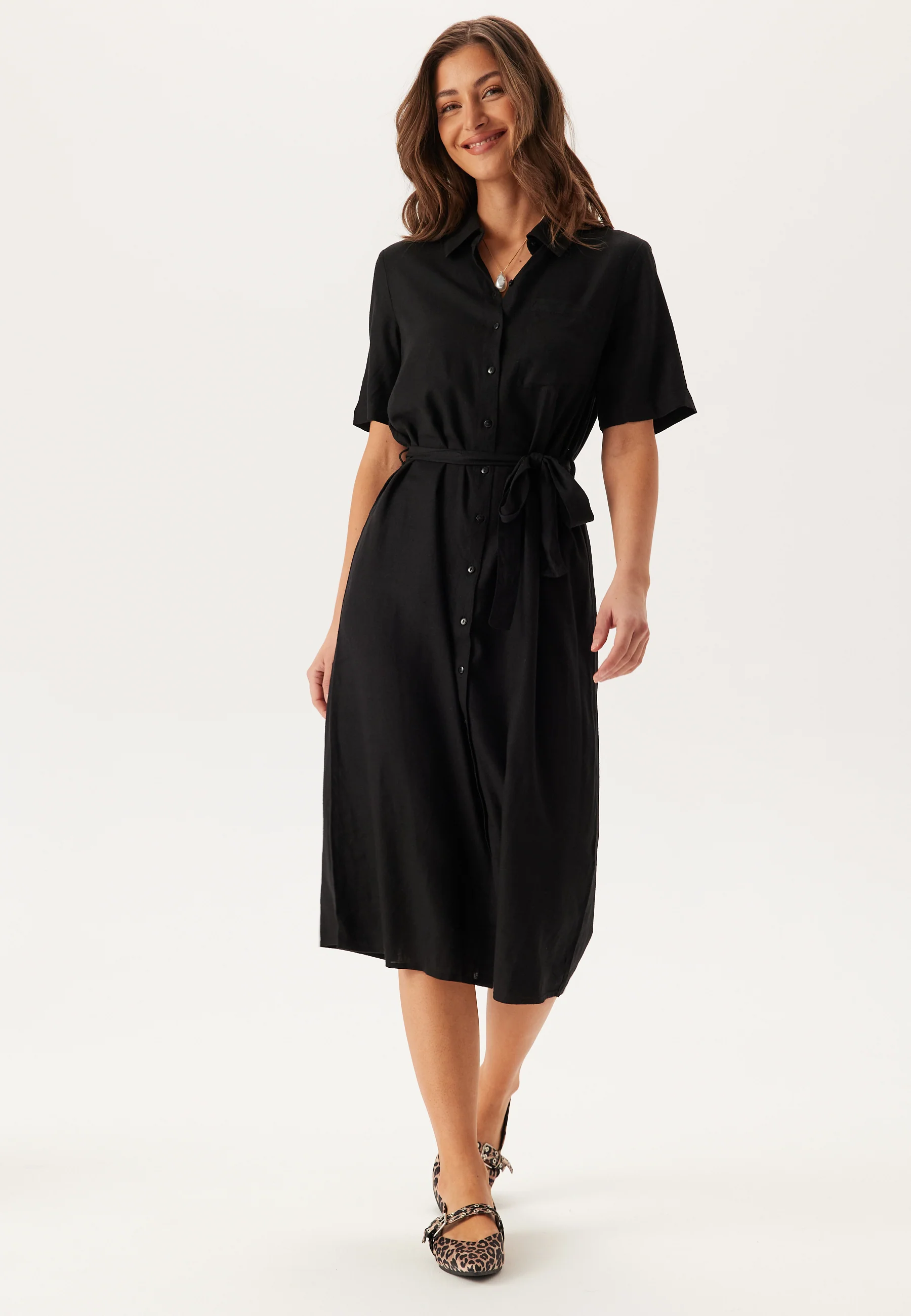 Pcpia 2/4 MIDI SHIRT DRESS - Image 2