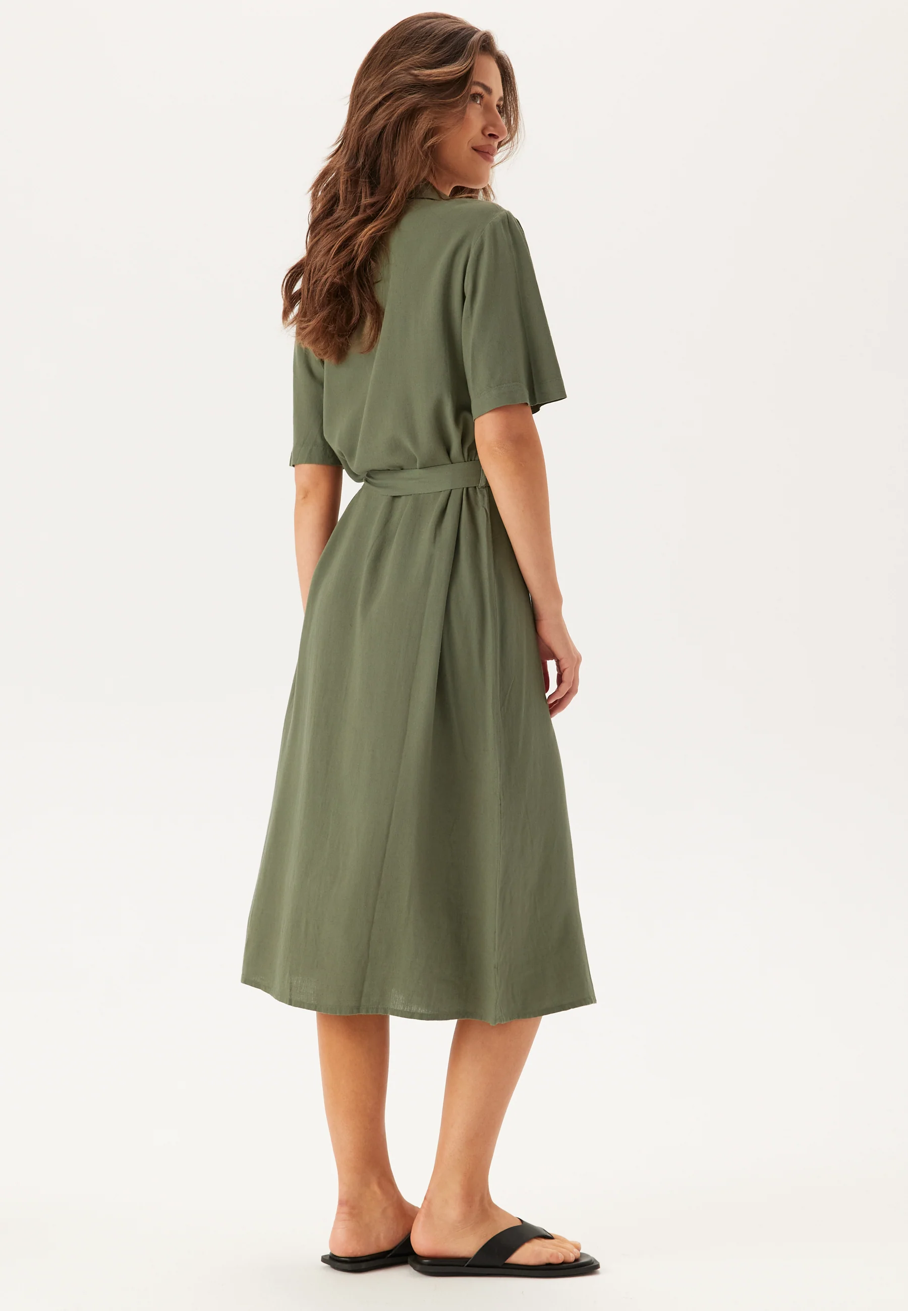 Pcpia 2/4 MIDI SHIRT DRESS - Image 3