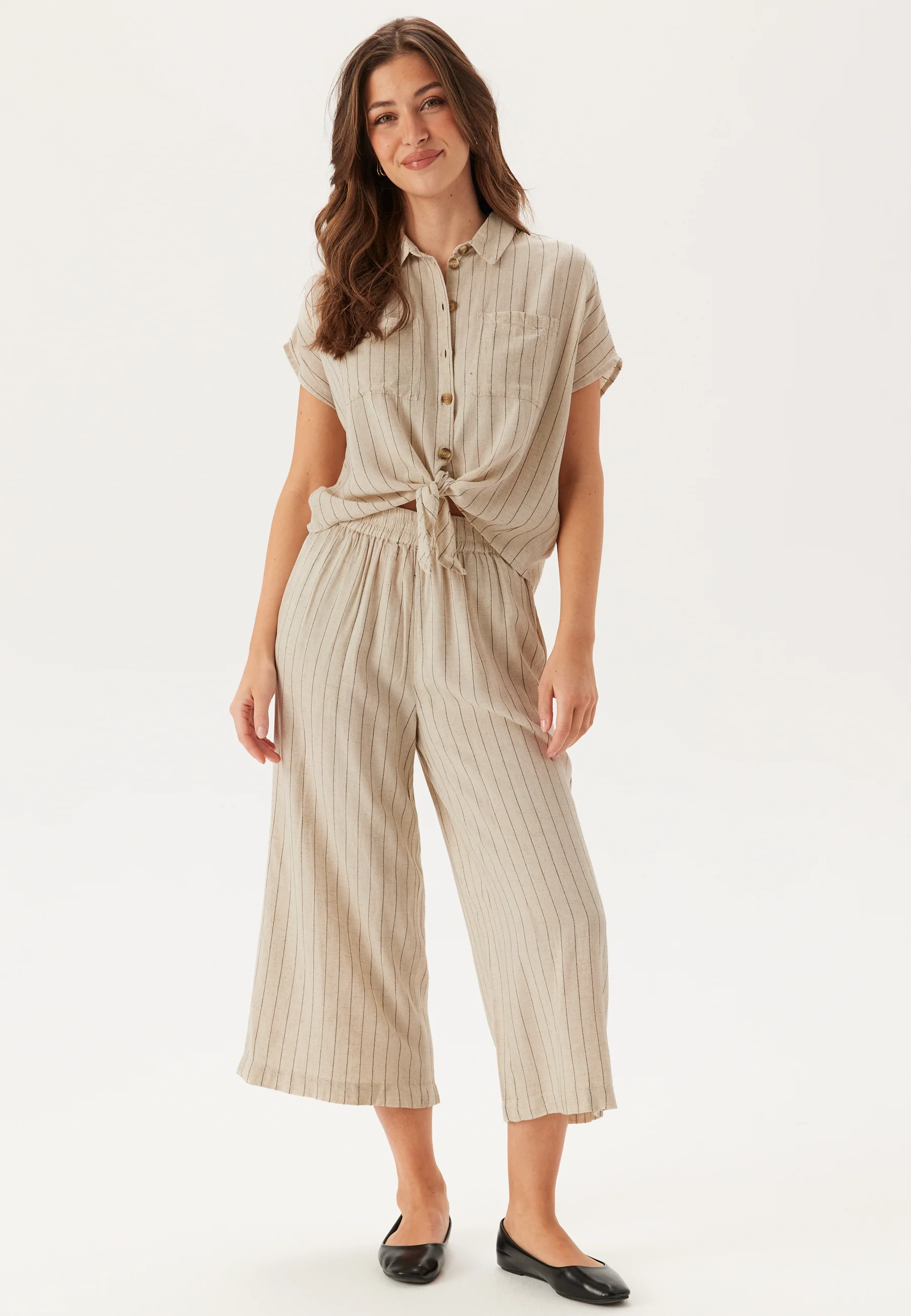 Pcpia Ss Tie Shirt Wvn Noos - Image 3