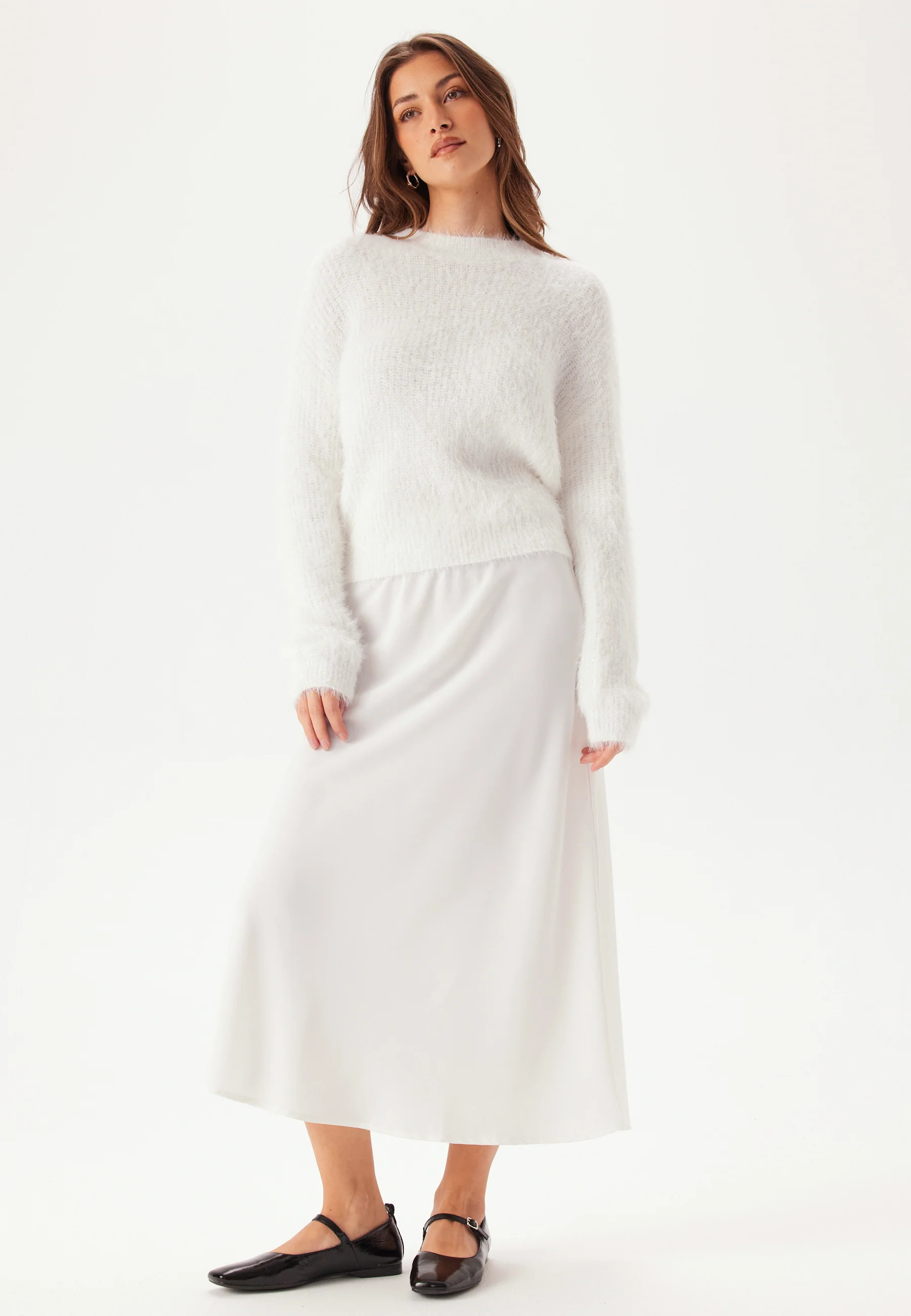 Pcraga Ls O-neck Lurex Knit - Image 3