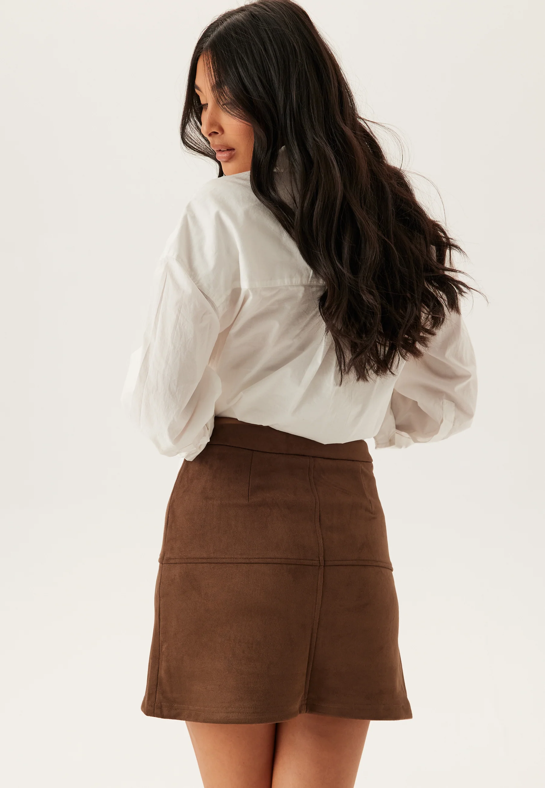 Pcrakel Brushed Hw Mini Skirt - Image 3