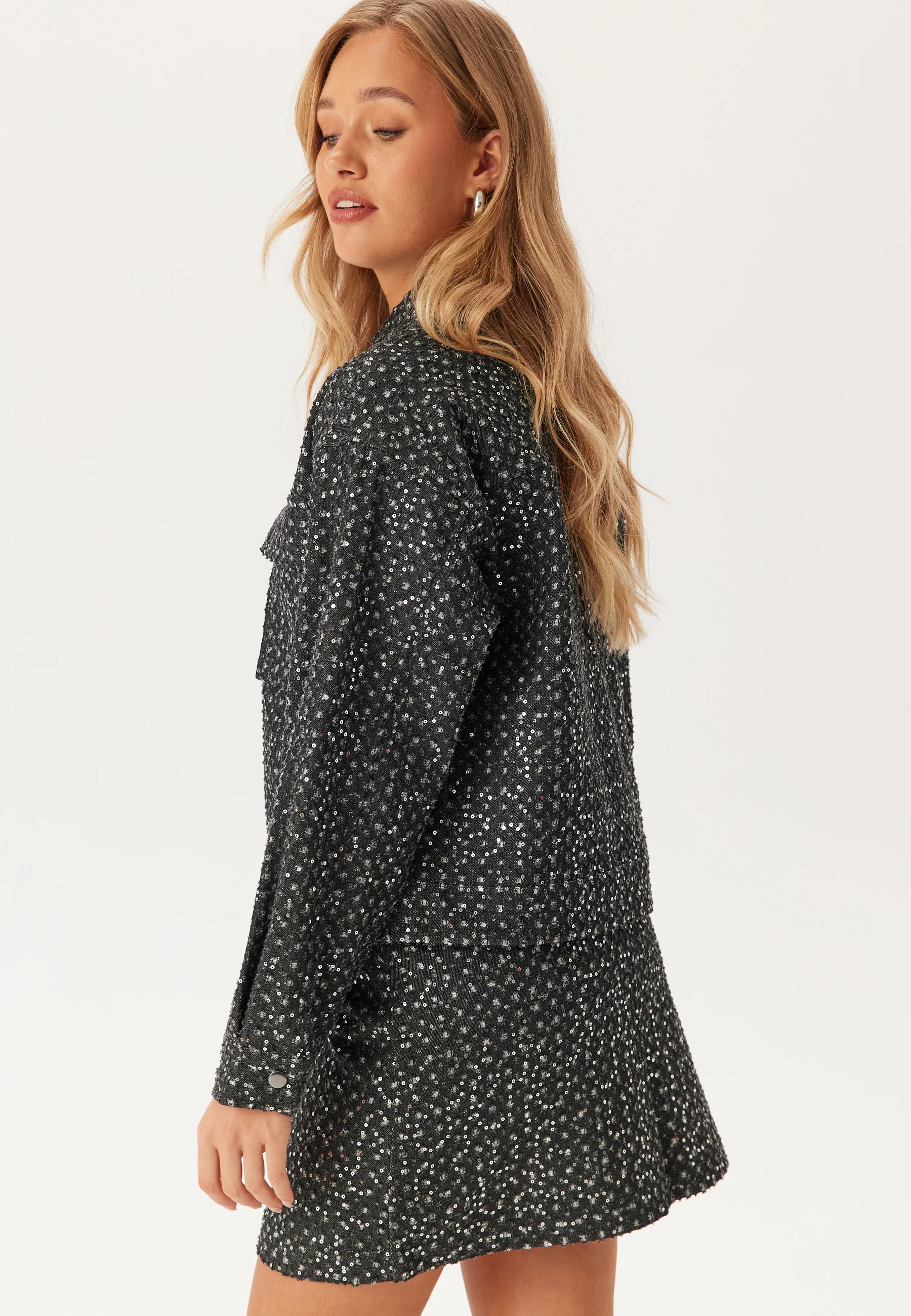 Pcroberta Ls Sequins Jacket - Image 2
