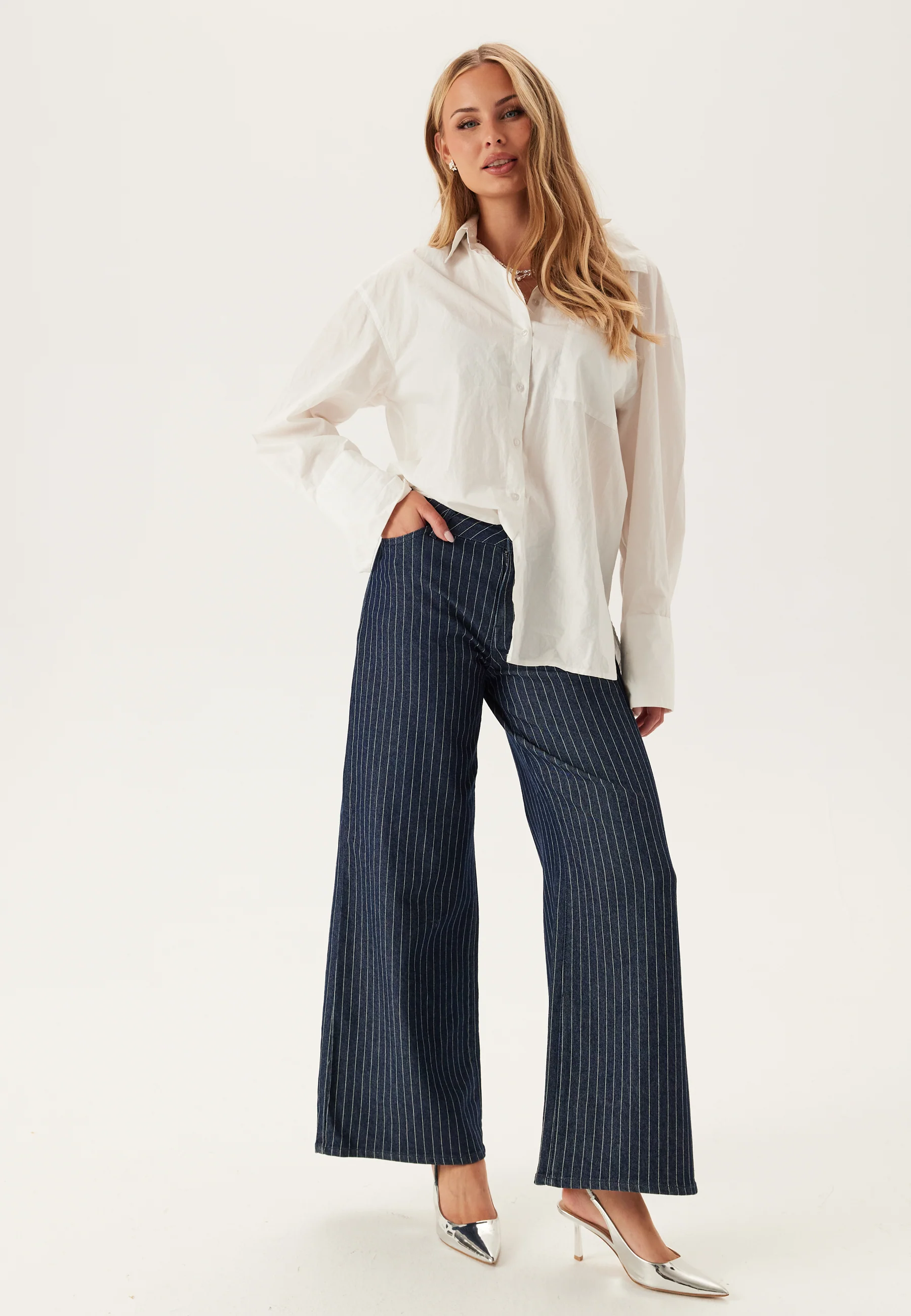 Pcrose Mw Wide Denim Jeans - Image 3