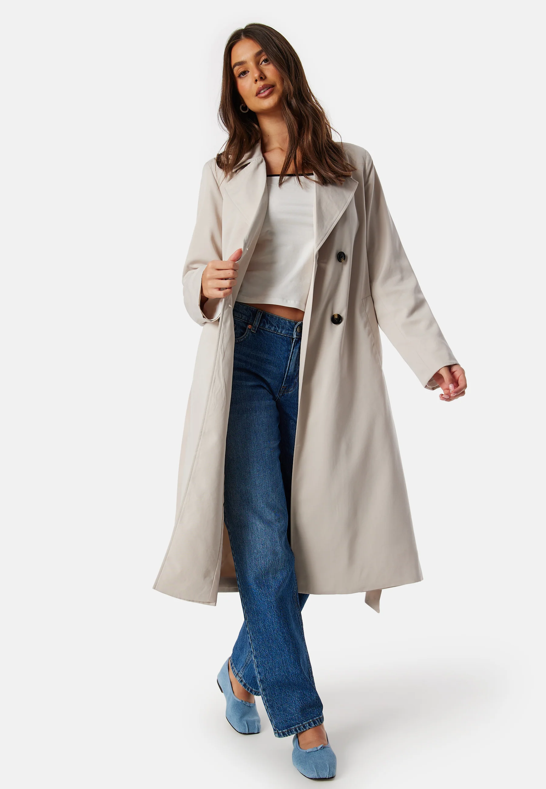 Pcscarlett LS trenchcoat - Image 2