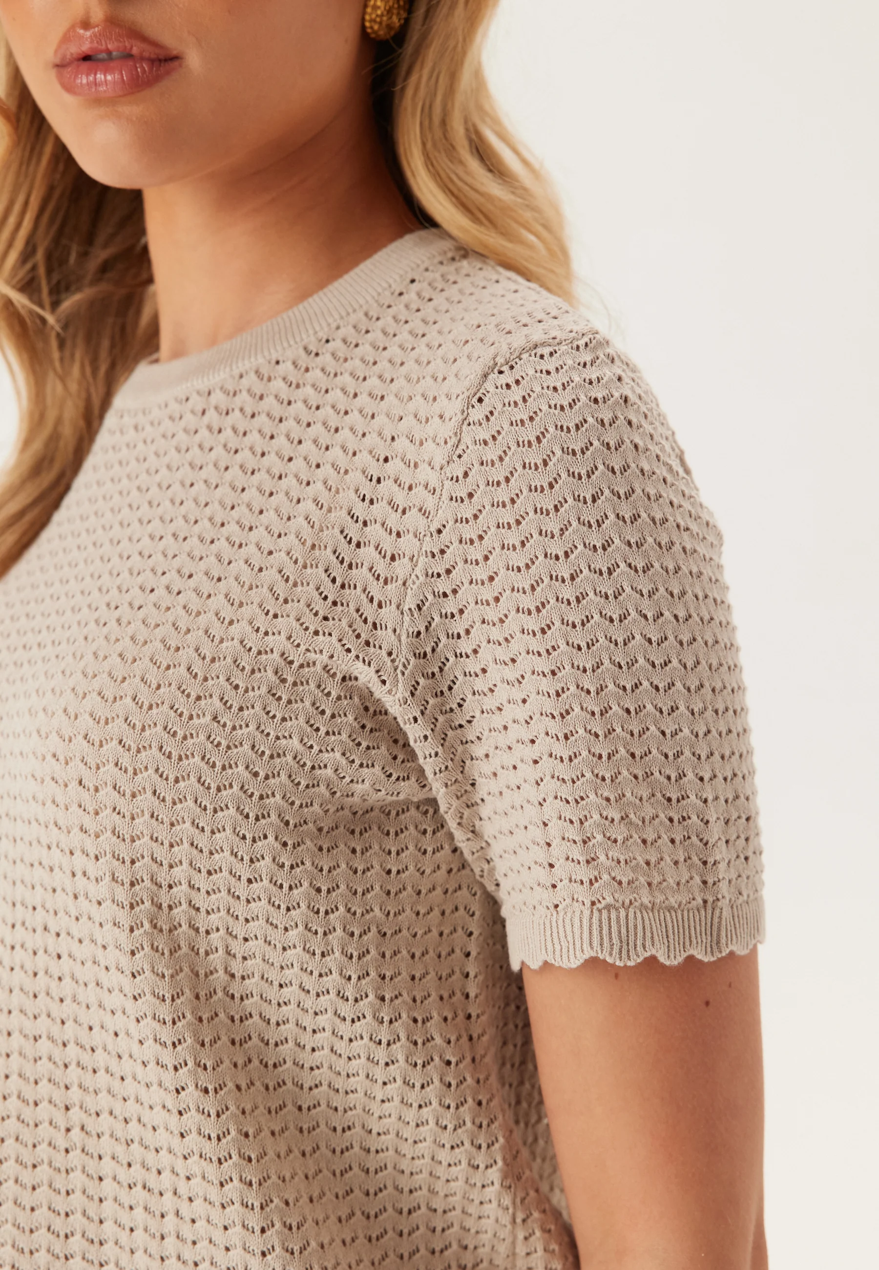 Pcscout Ss O-neck Knit - Image 3