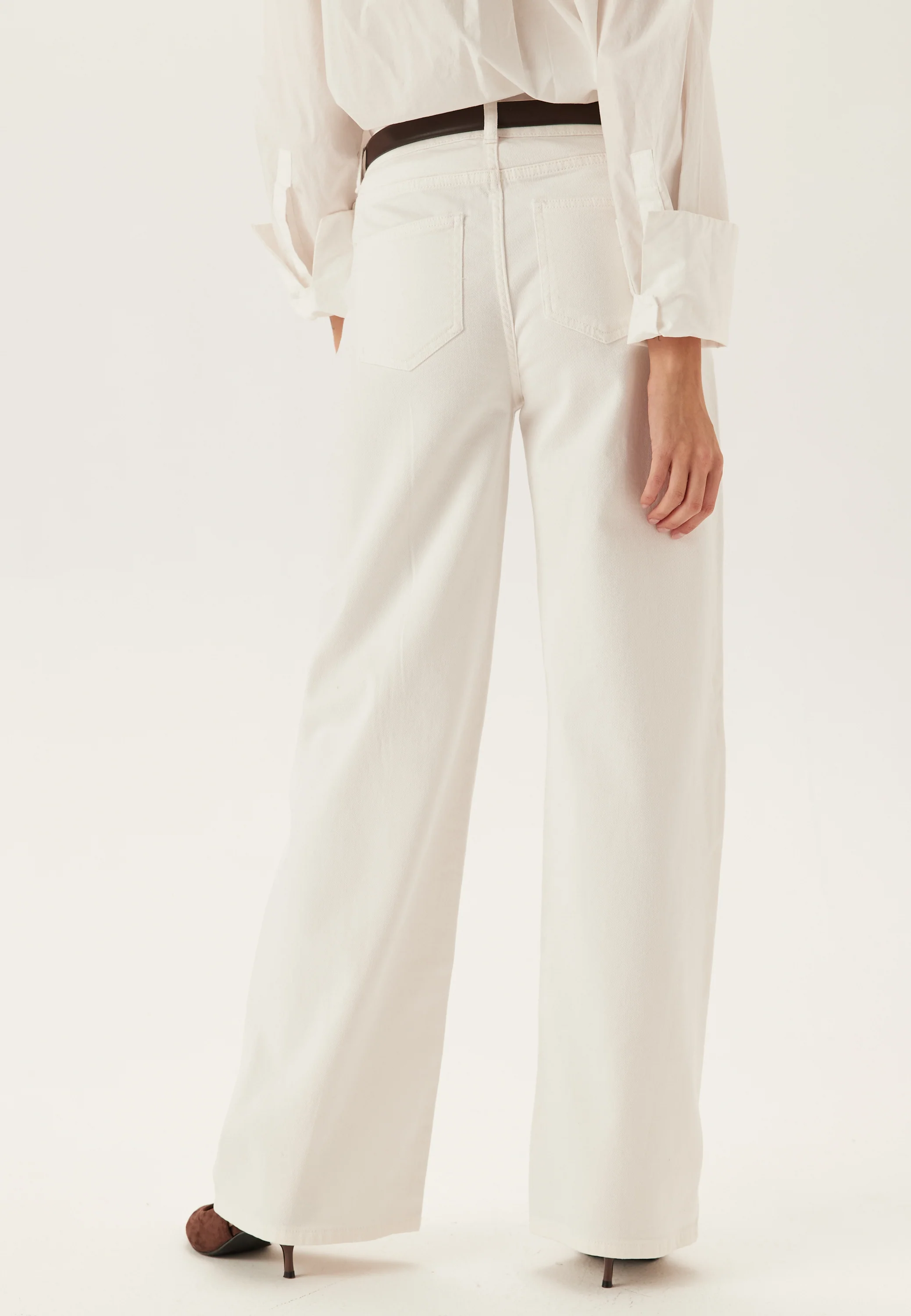 Pcsilke Mw Wide Colered Jeans - Image 3
