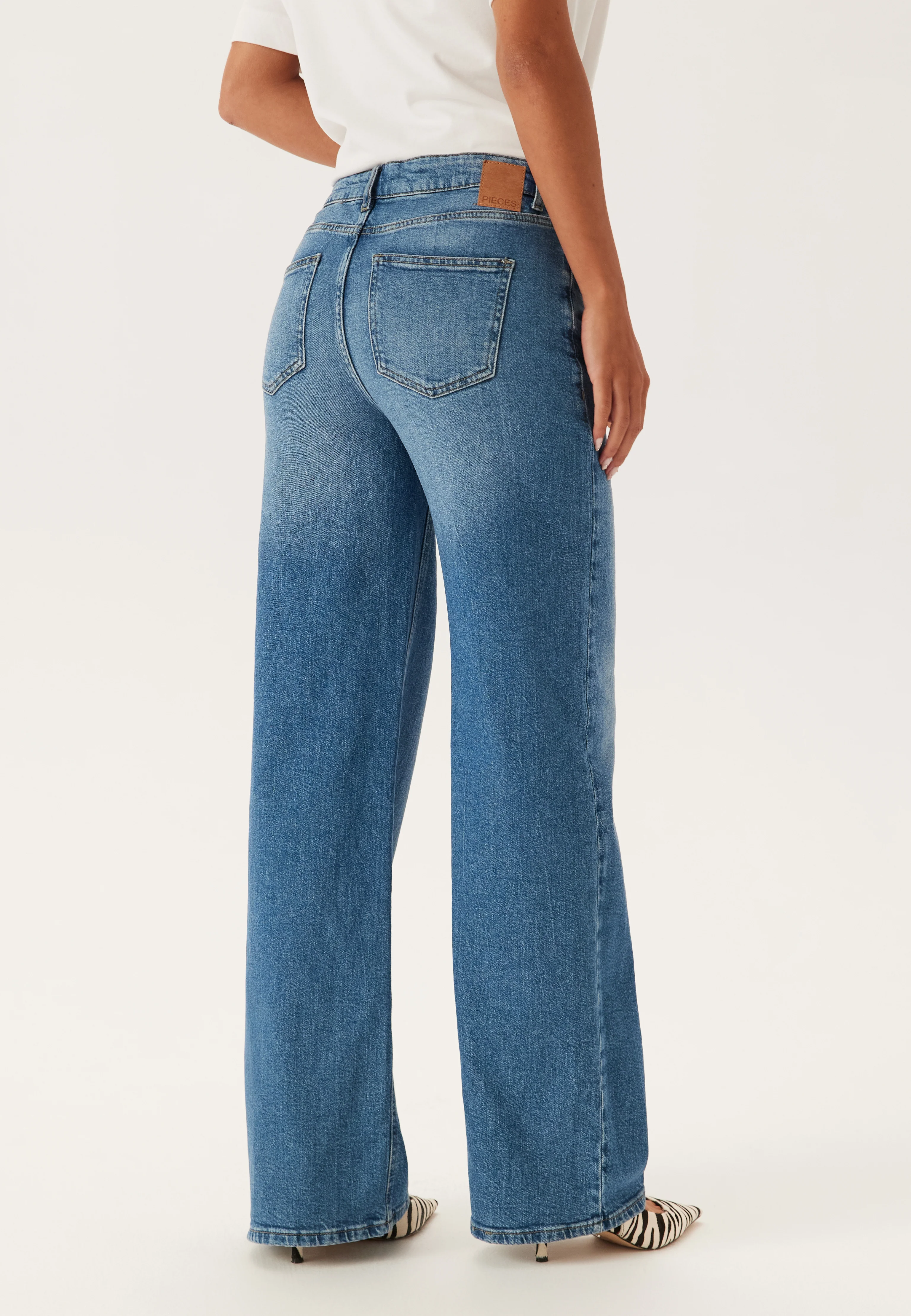 Pcsilke Mw Wide Jeans - Image 2