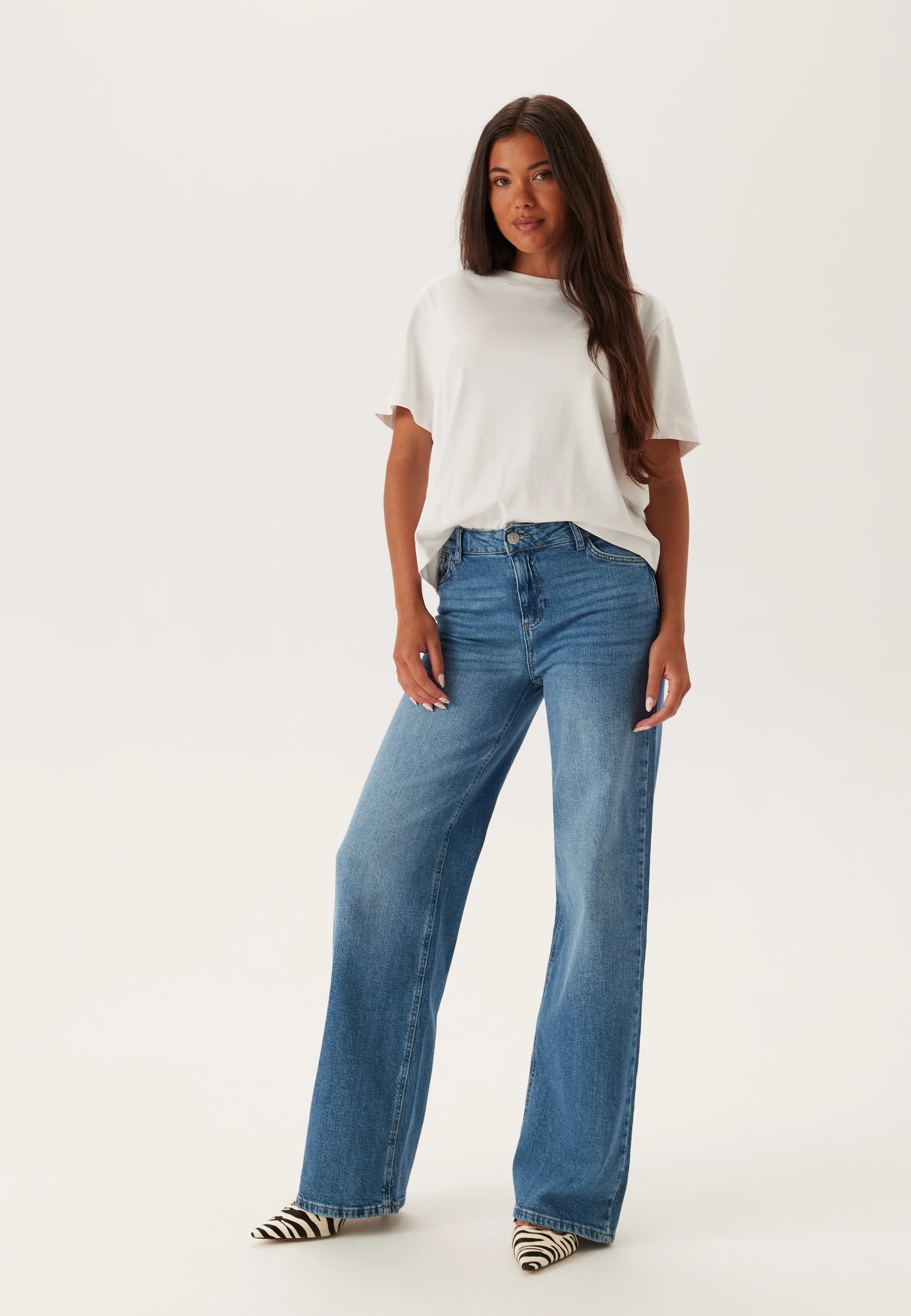 Pcsilke Mw Wide Jeans - Image 3