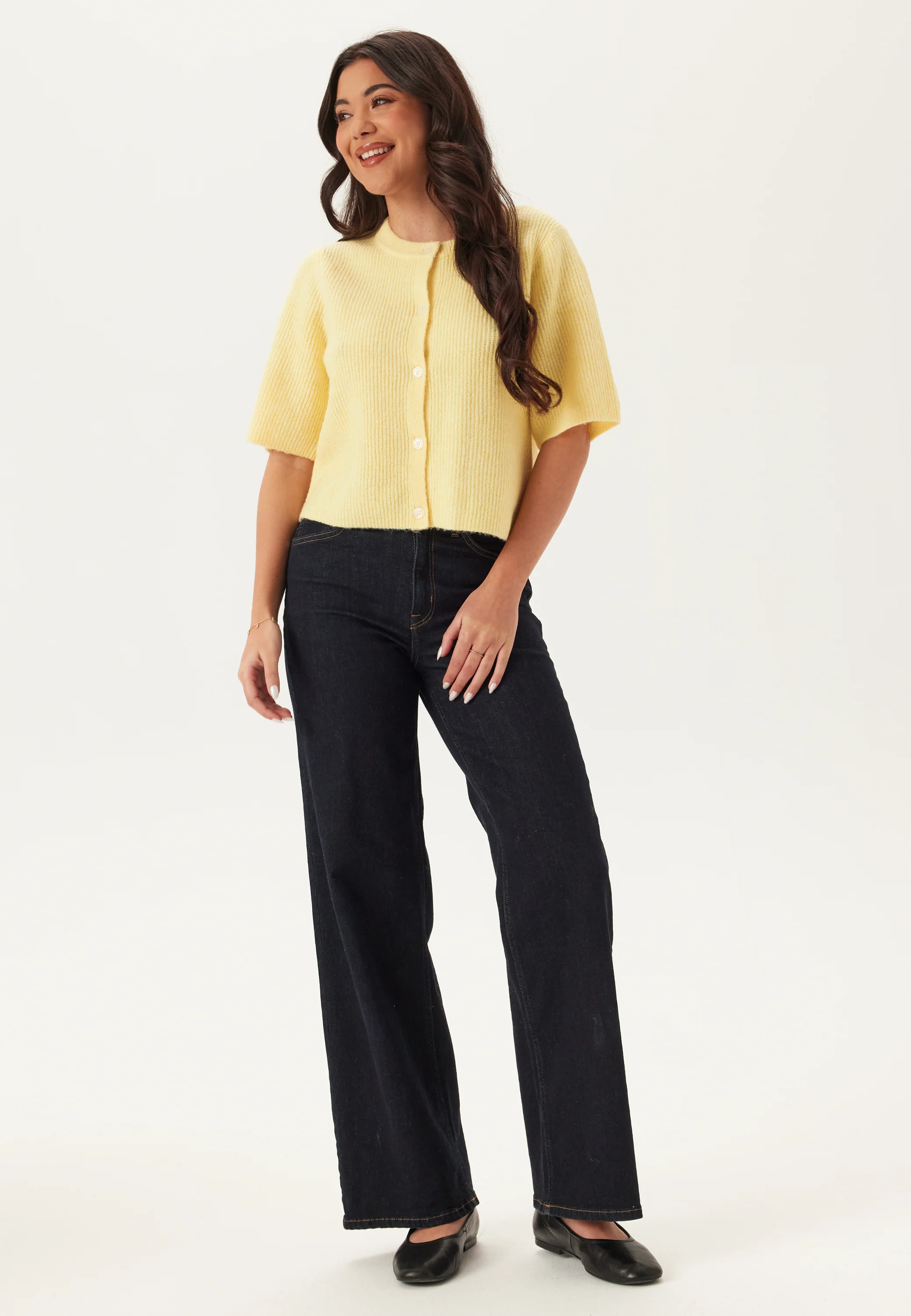 Pcsilly Ss O-neck Knit Cardiga - Image 2