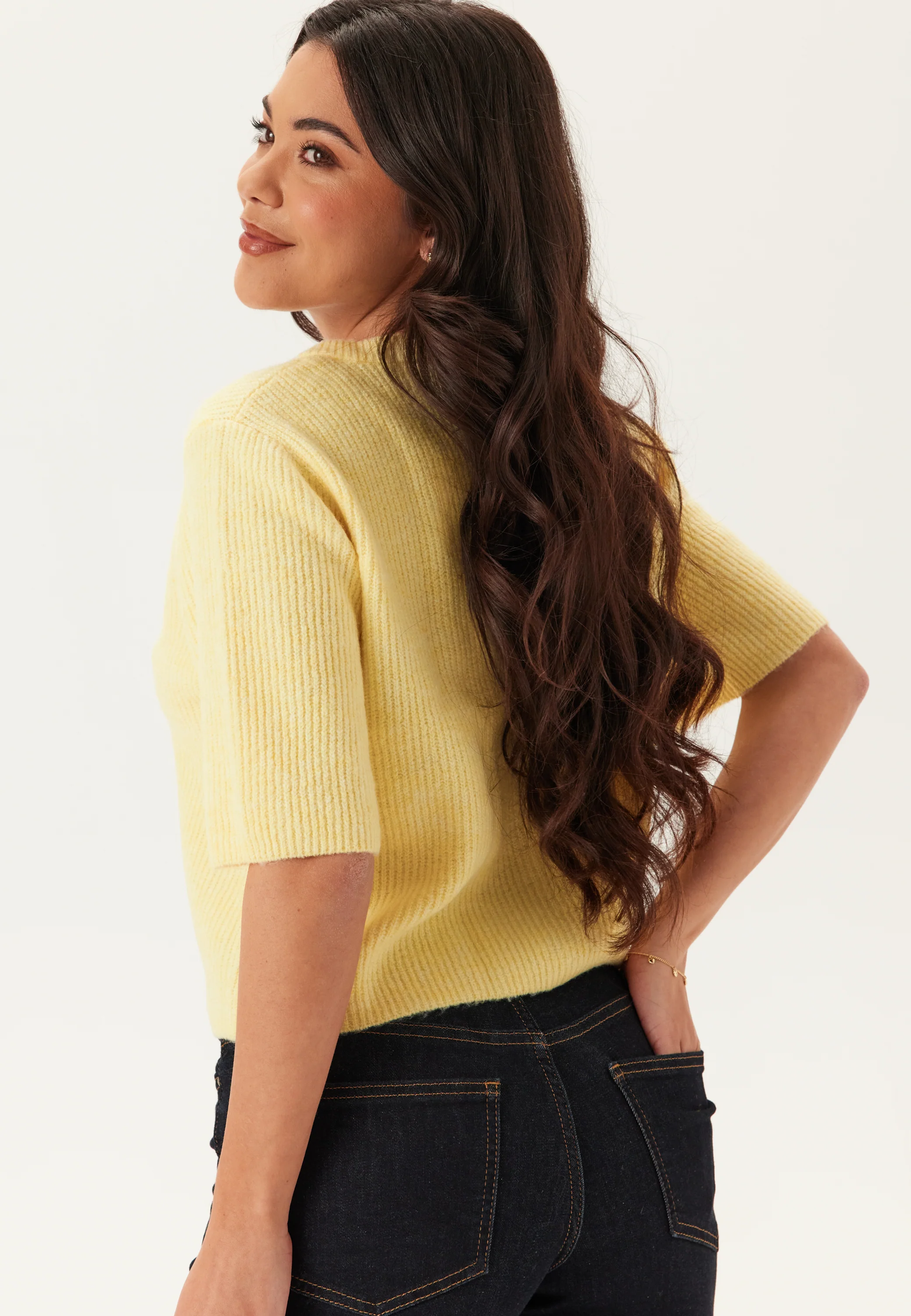 Pcsilly Ss O-neck Knit Cardiga - Image 3