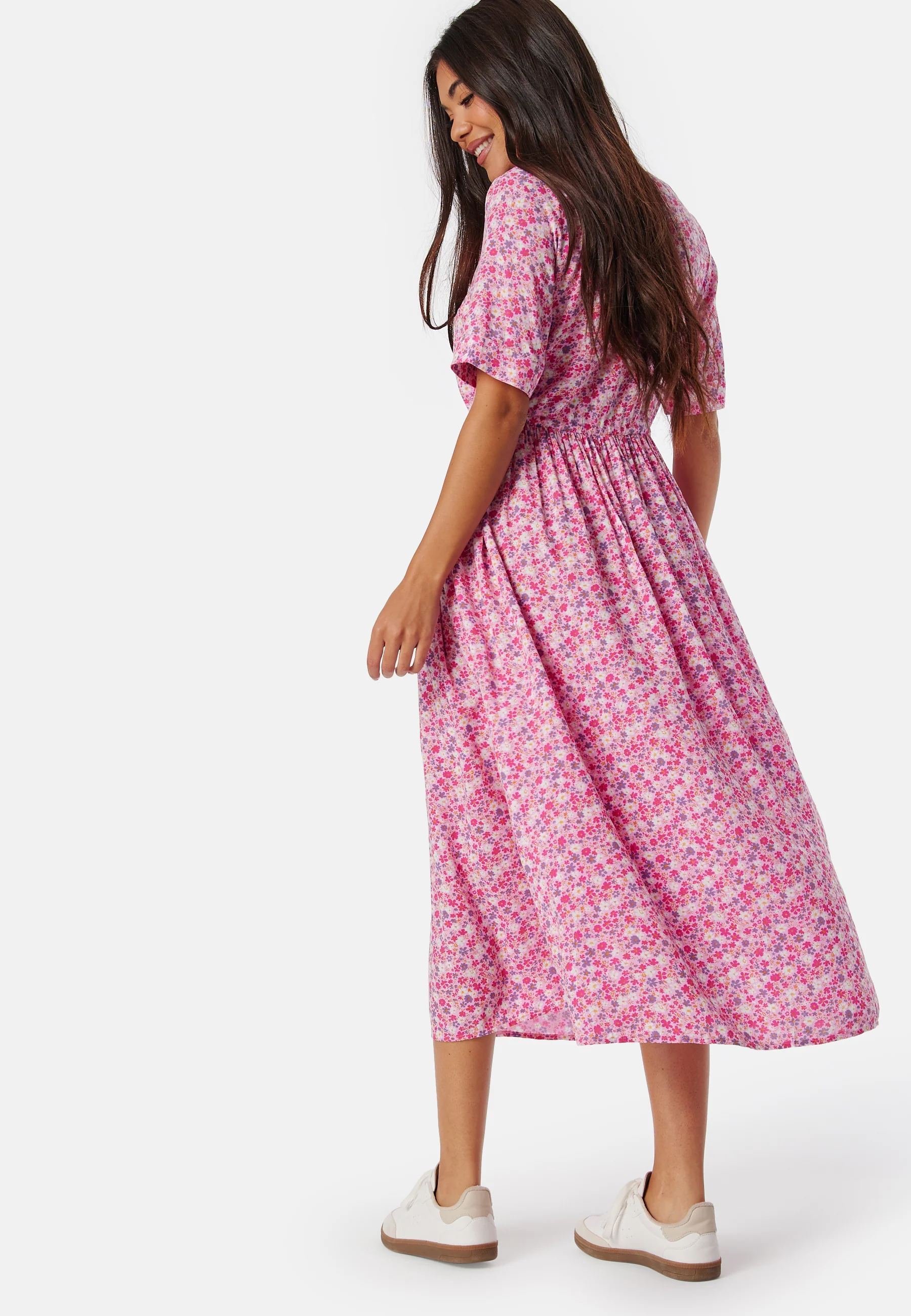 Pctala String Tie Midi Dress - Image 2