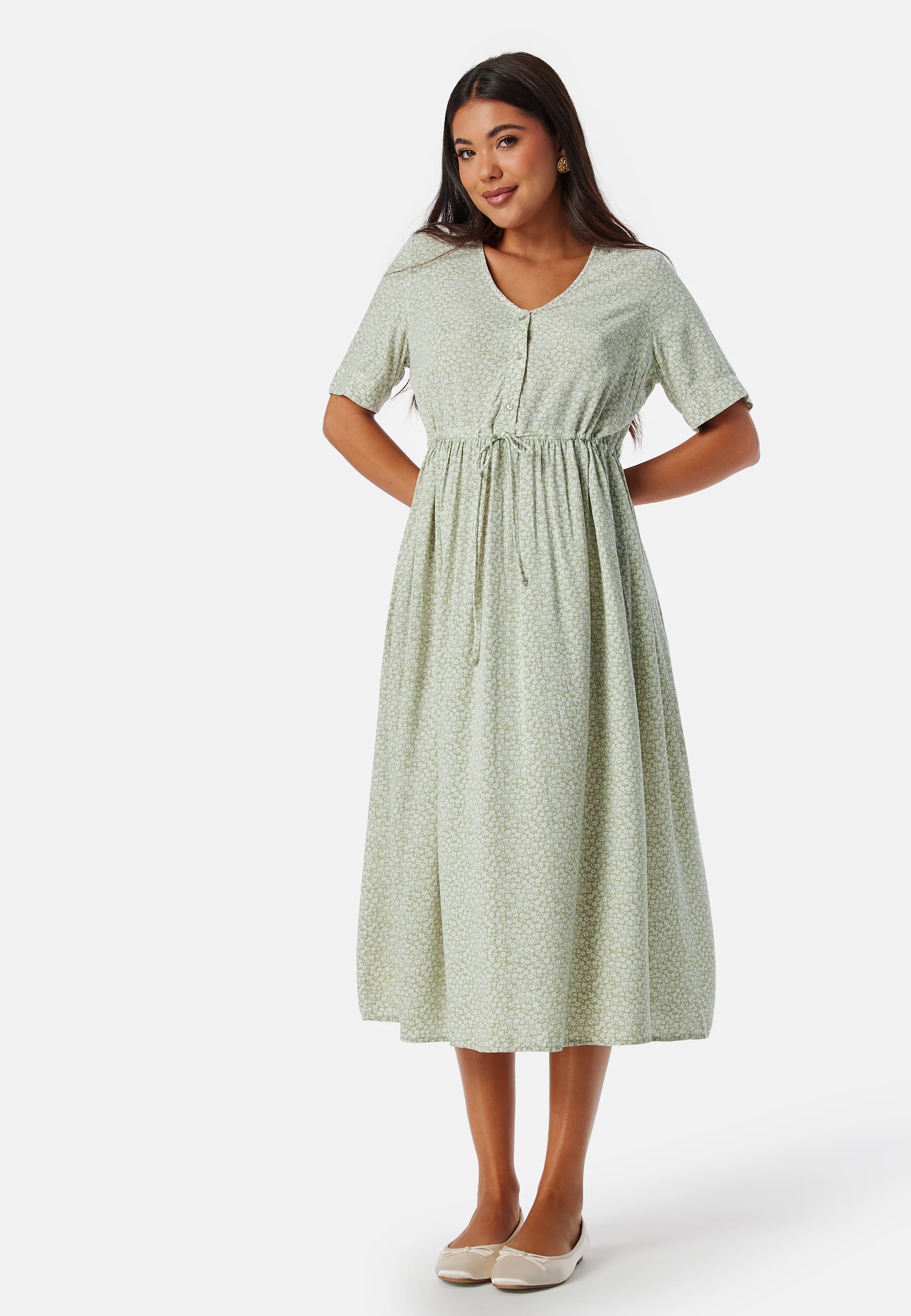 Pctala String Tie Midi Dress