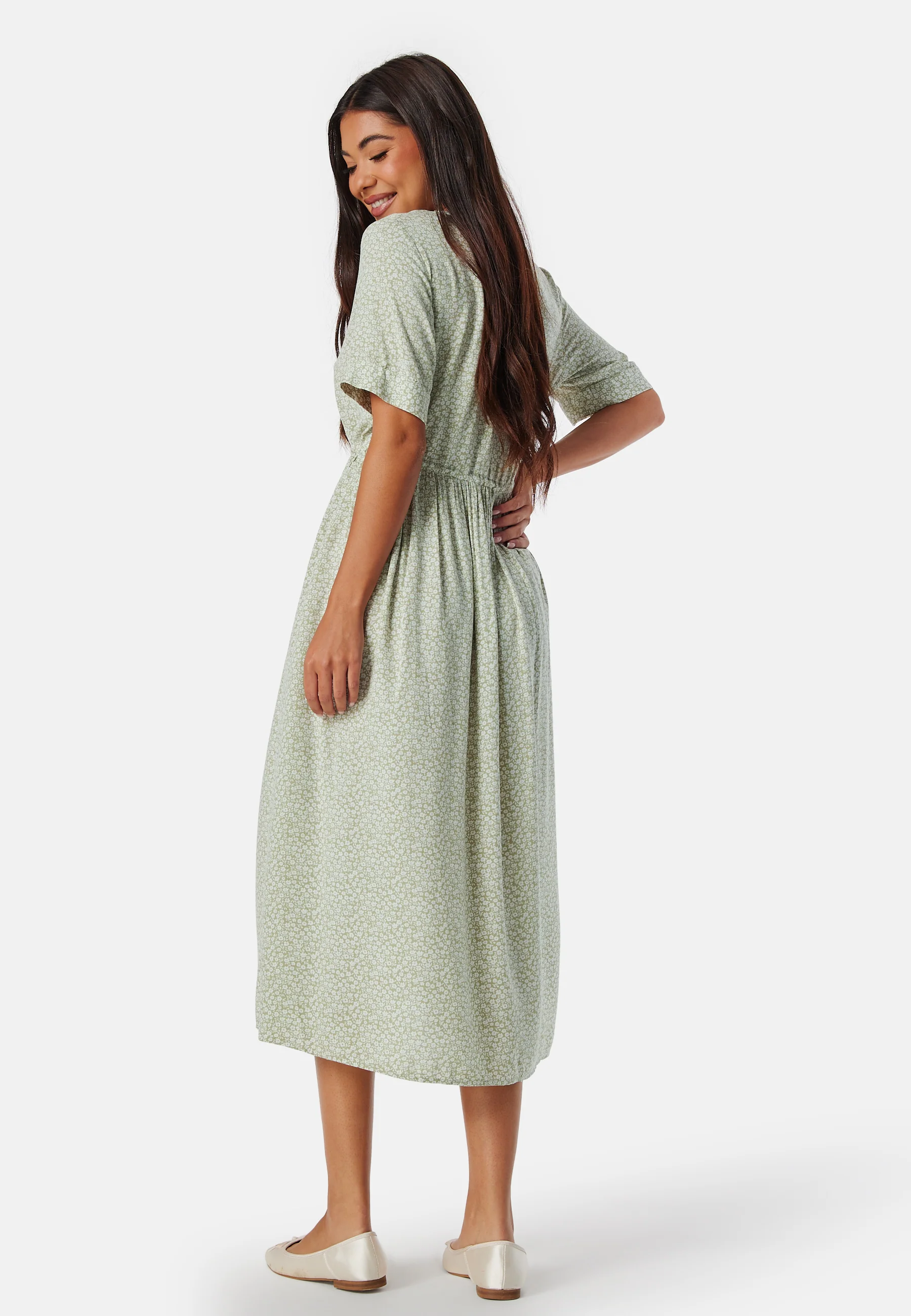 Pctala String Tie Midi Dress - Image 2