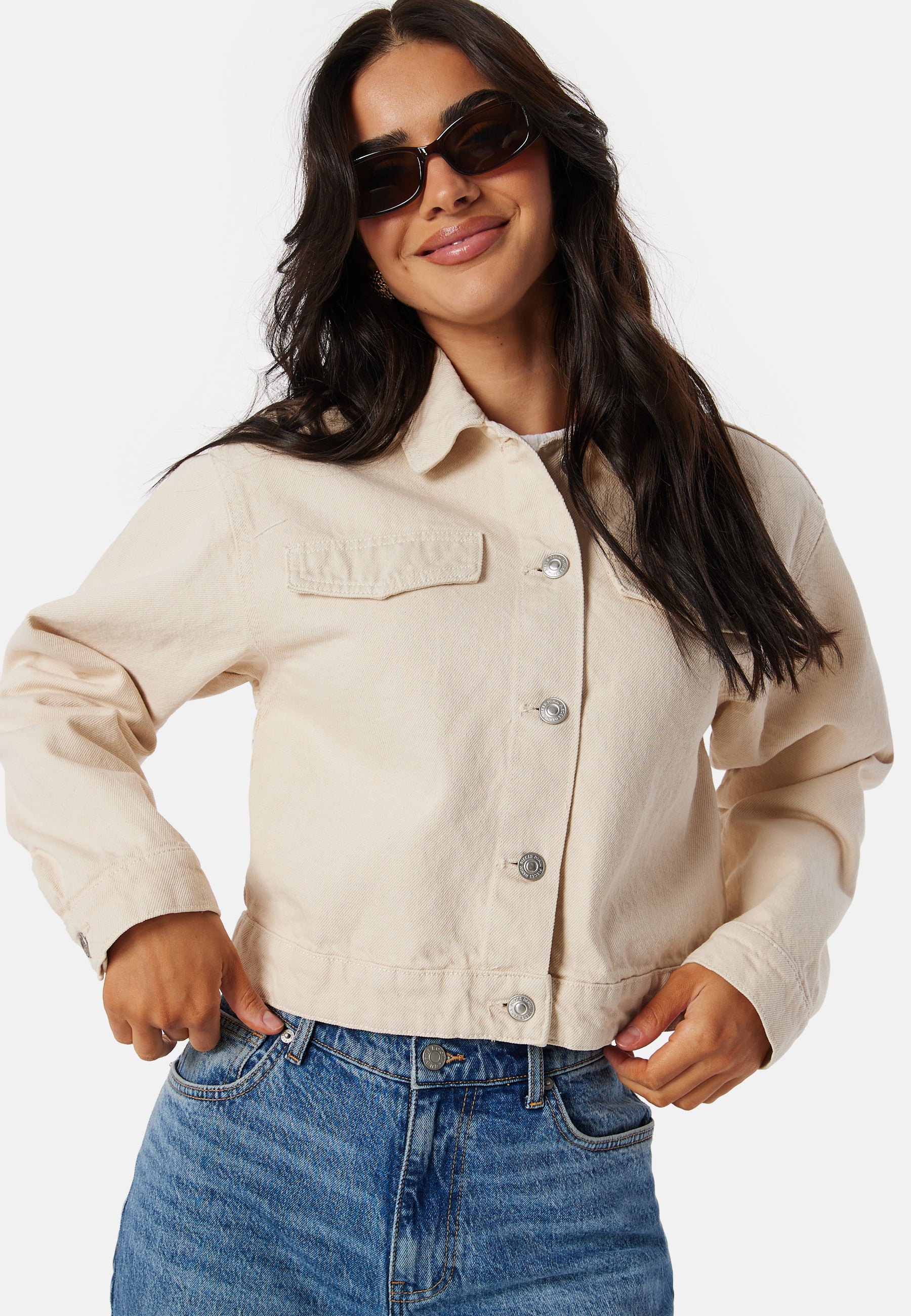 Pctessie LS denim jacket - Image 5