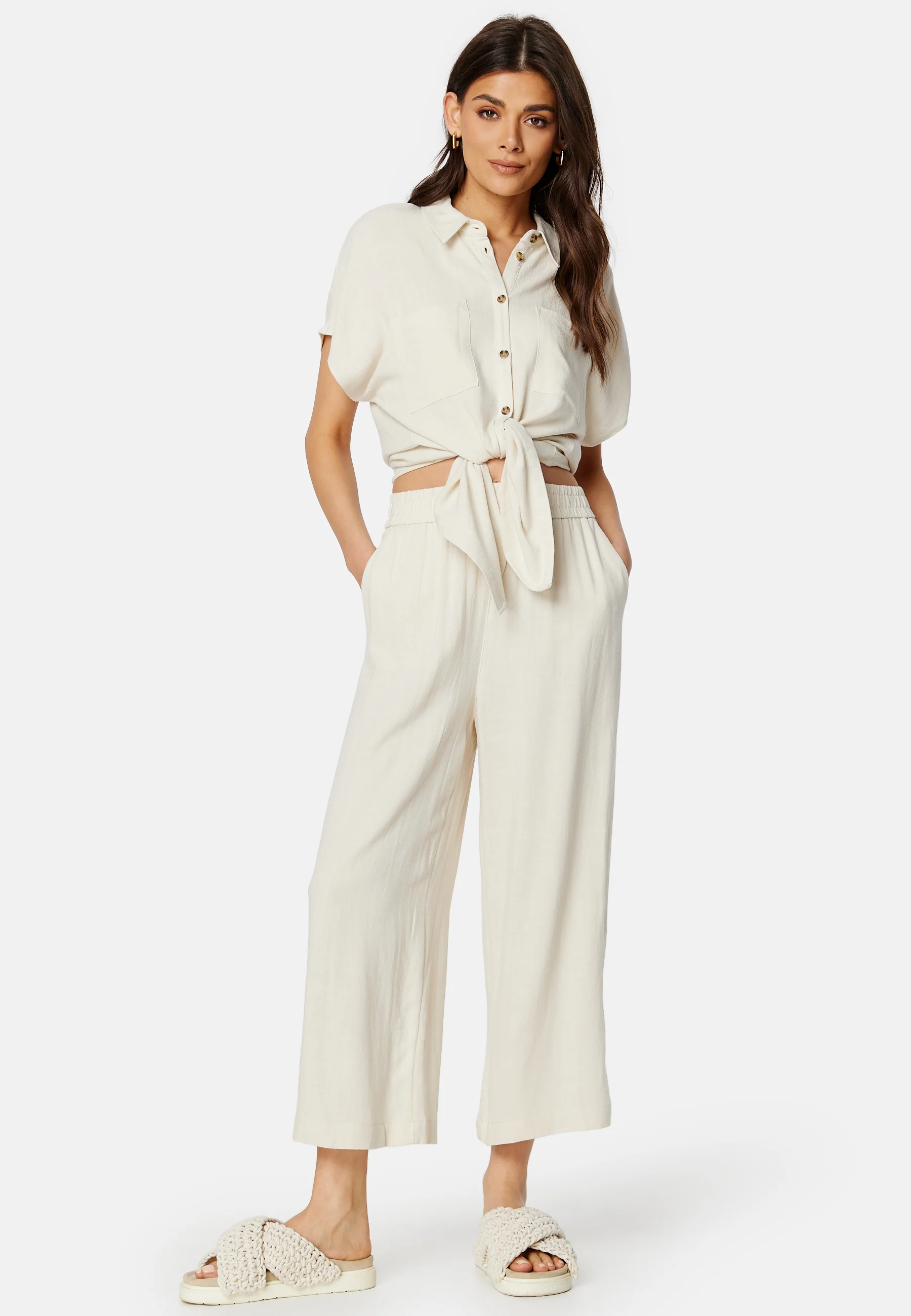 Pcvinsty HW Linen Culotte - Image 2