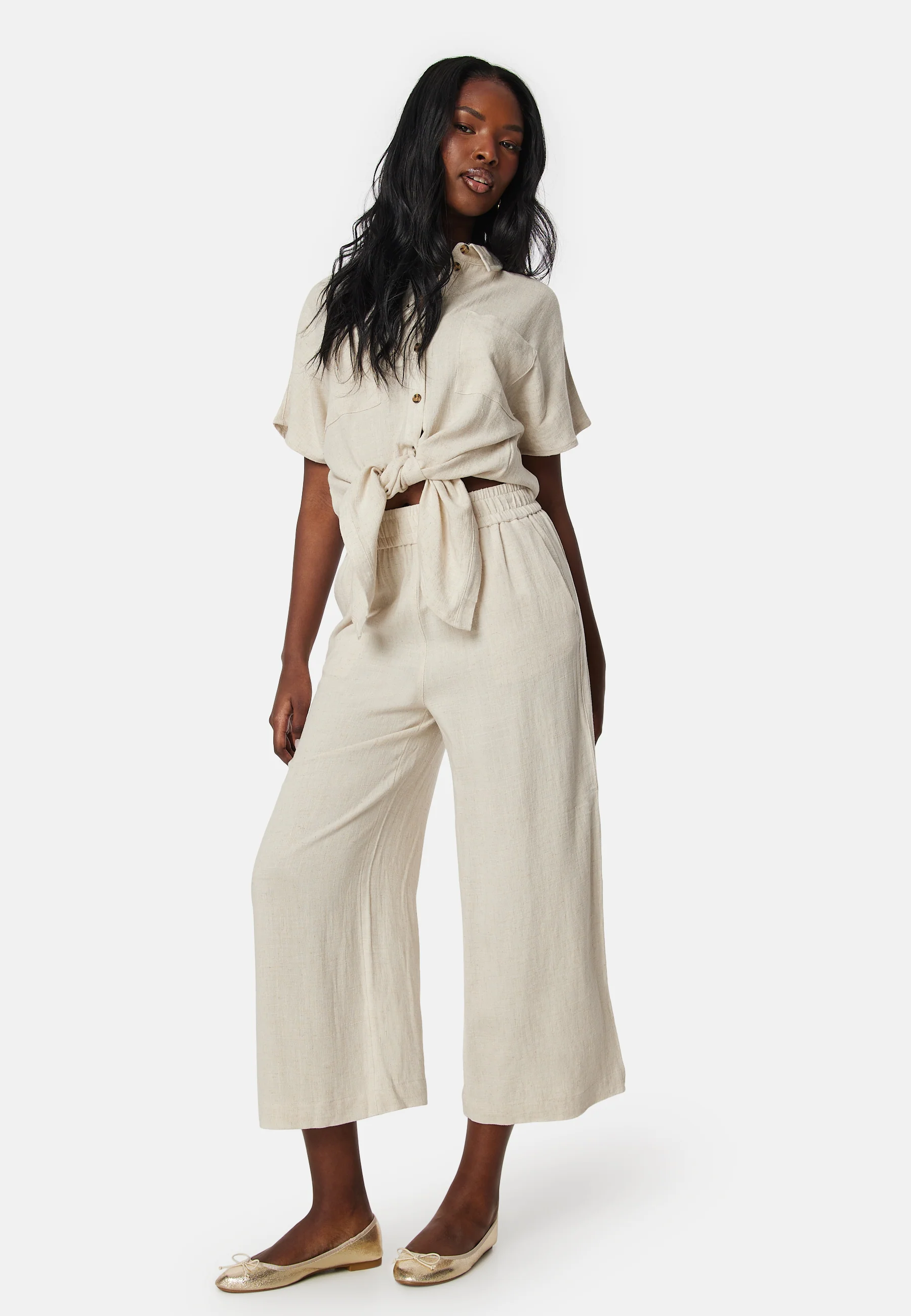 Pcvinsty HW Linen Culotte - Image 2