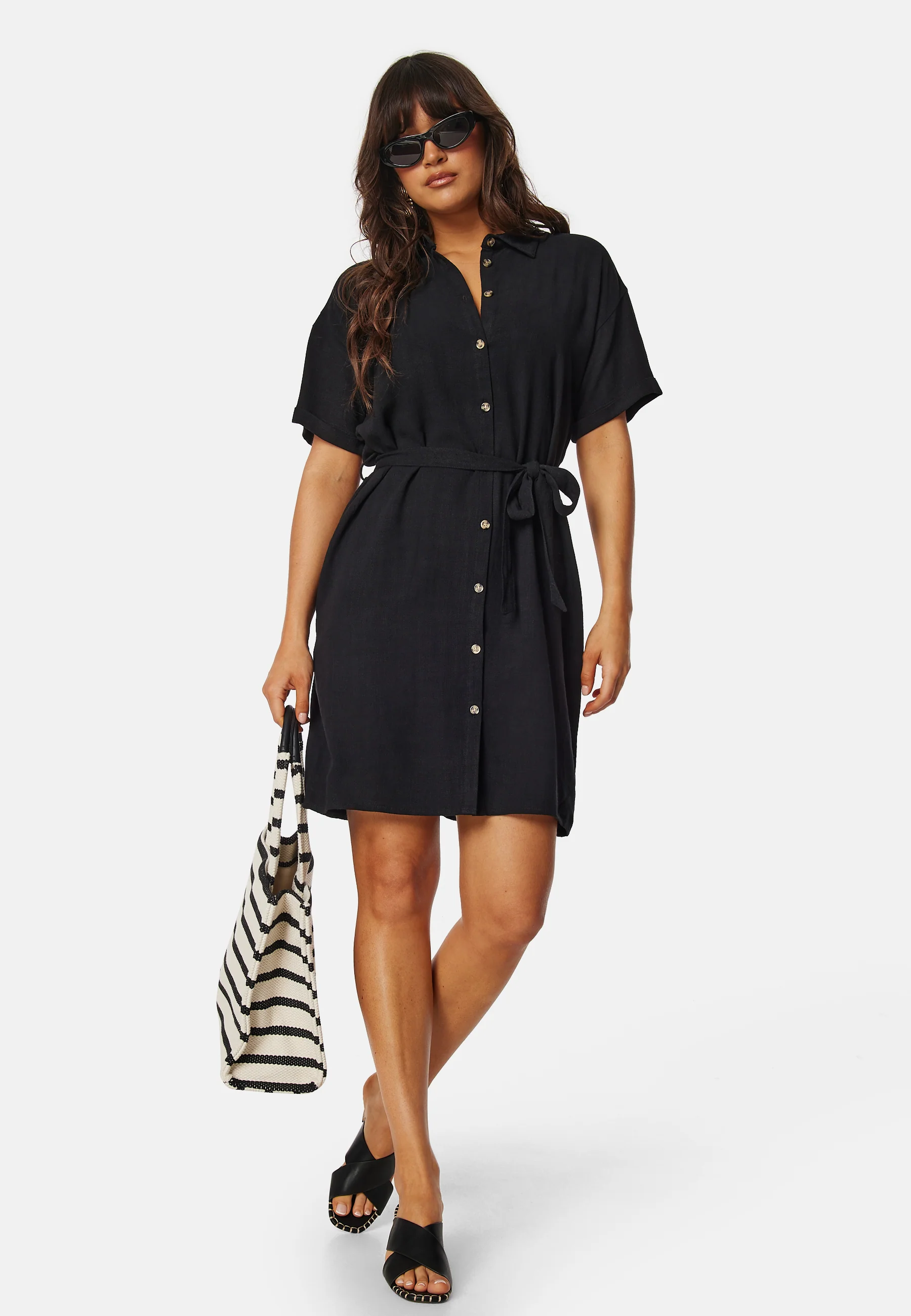 Pcvinsty Linen Shirt Dress - Image 3