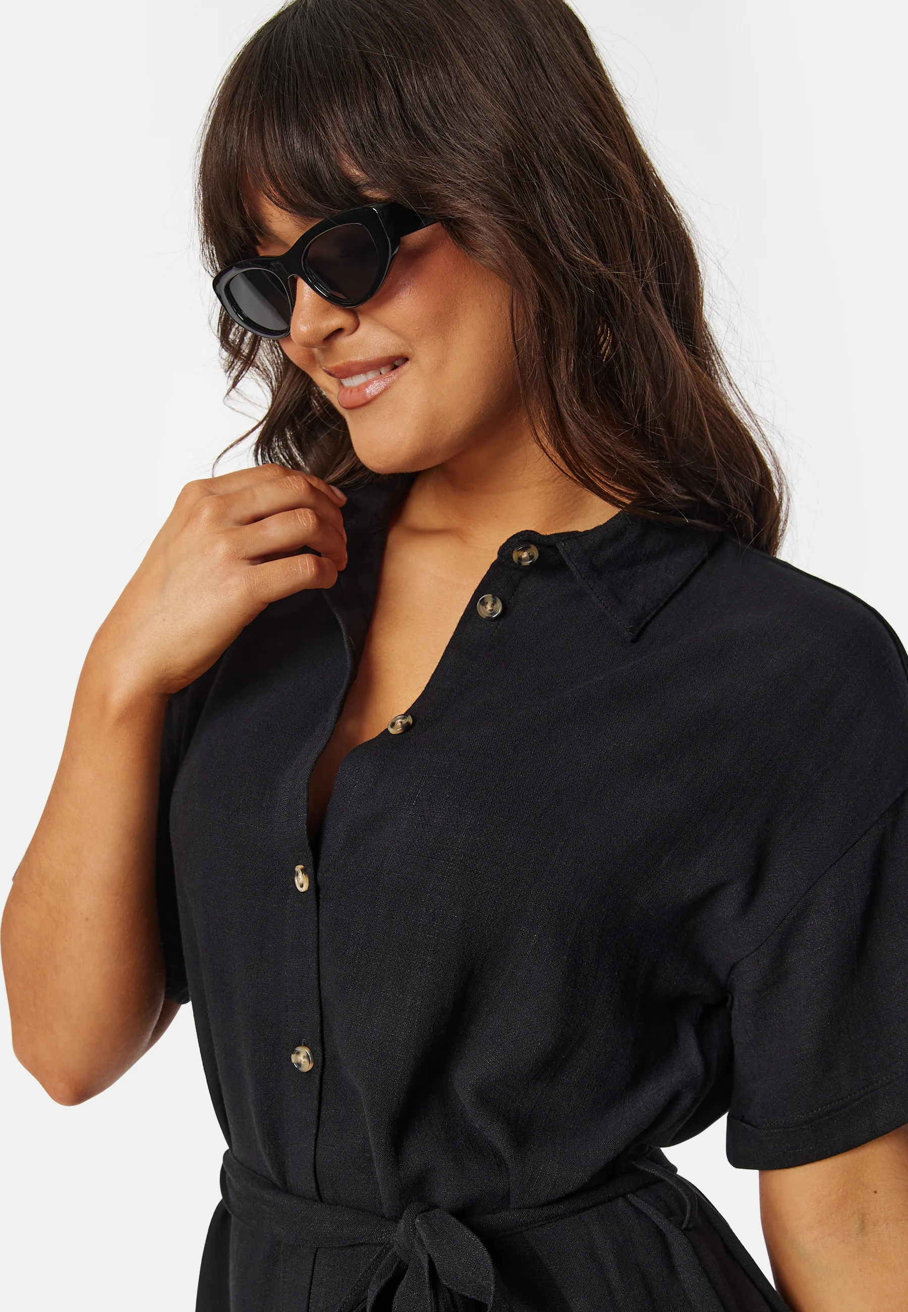 Pcvinsty Linen Shirt Dress - Image 4