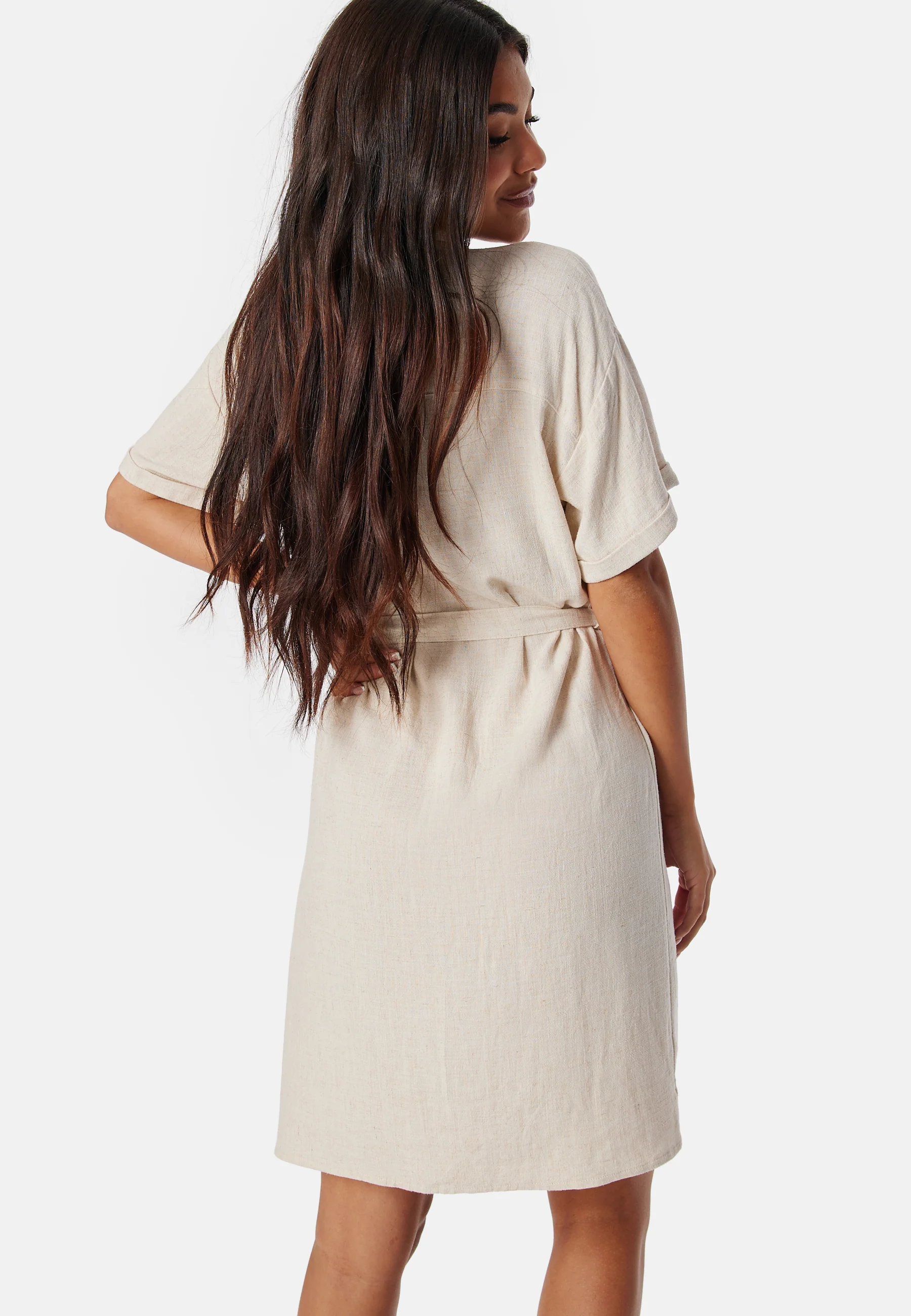 Pcvinsty Linen Shirt Dress - Image 2