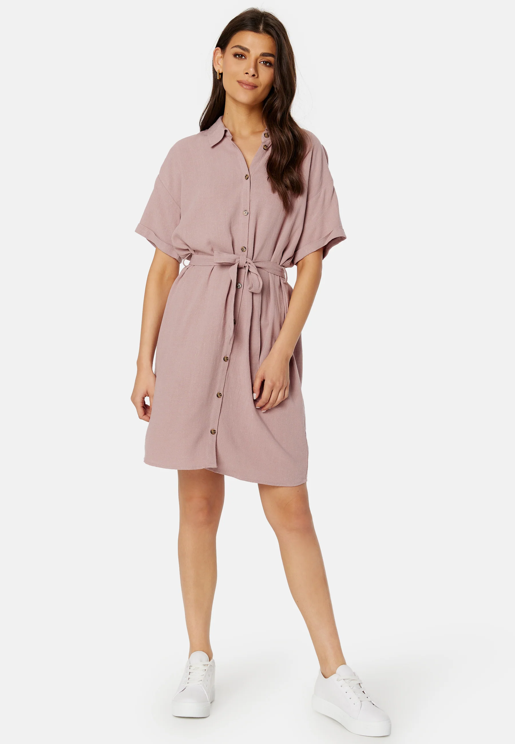 Pcvinsty Linen Shirt Dress - Image 2